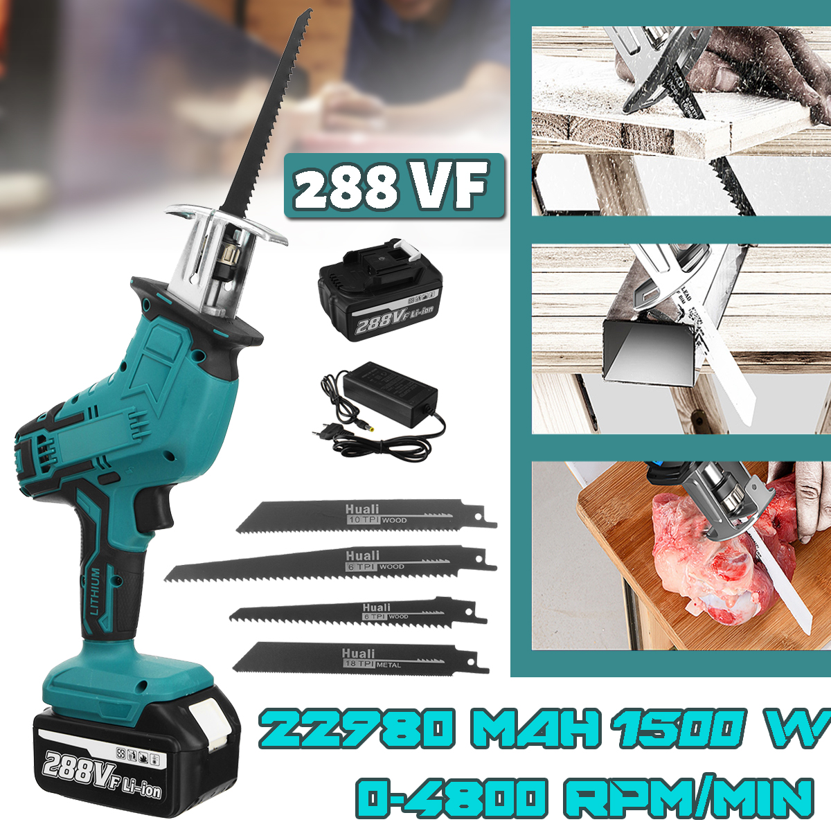 288VF-Cordless-Reciprocating-Saw-4-Blades-Wood-Metal-Cutting-Recip-Prunning-Saw-W-1pc-or-2pcs-Batter-1784770-1