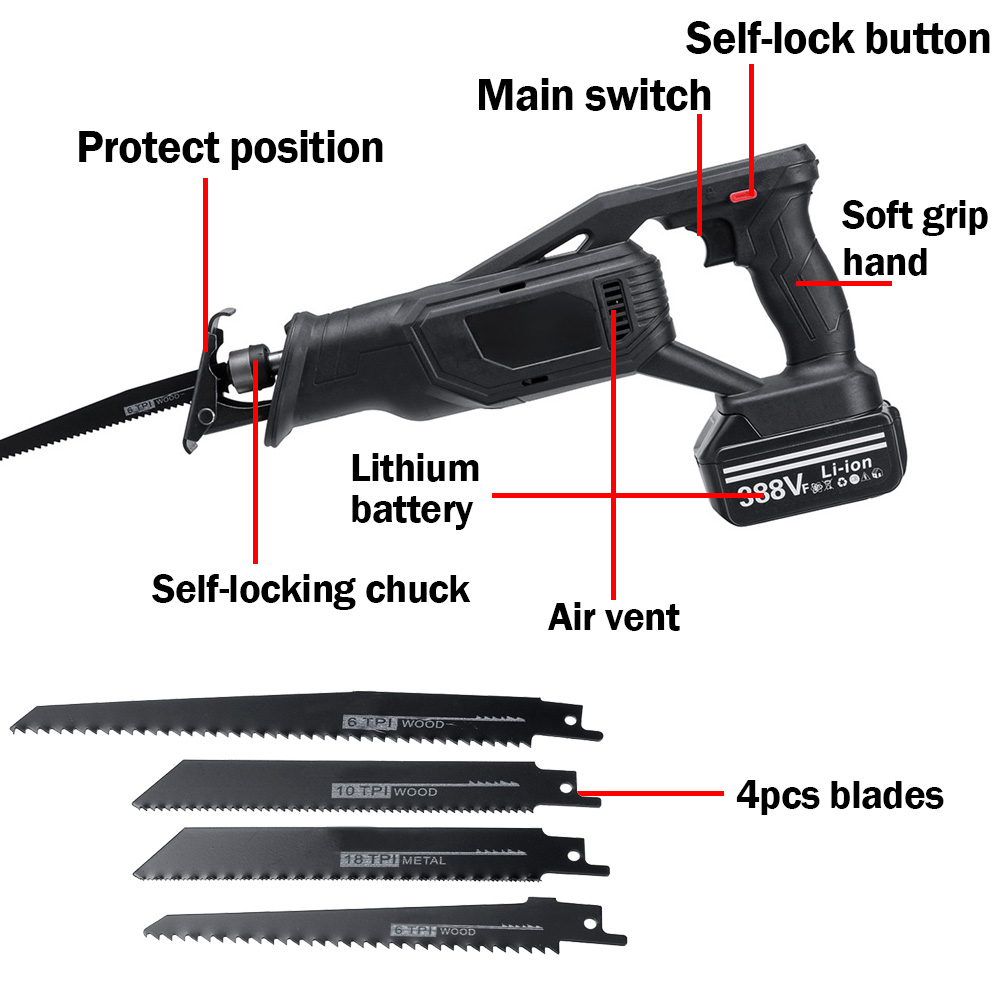 388VF-Cordless-Mini-Reciprocating-Saw-Rechargeable-Electric-Saw-W-4-Blades--None12-Battery-Replaceme-1861894-4