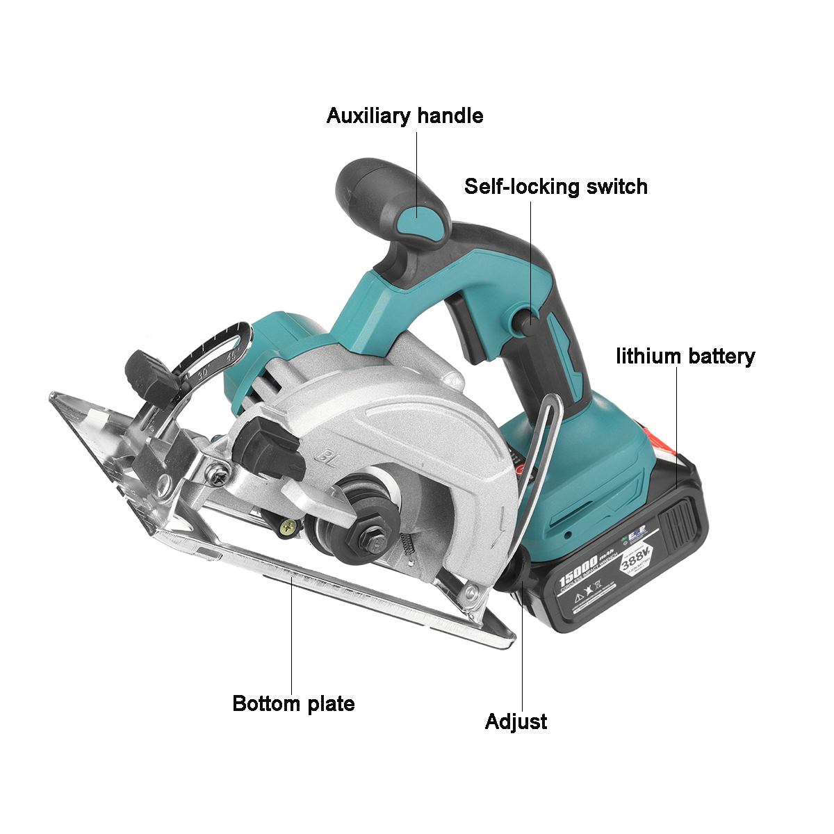 388VF-Electric-Circular-Saw-Woodworking-Wood-Wood-Cutter-W-None12-Battery-For-Makita-1859077-3