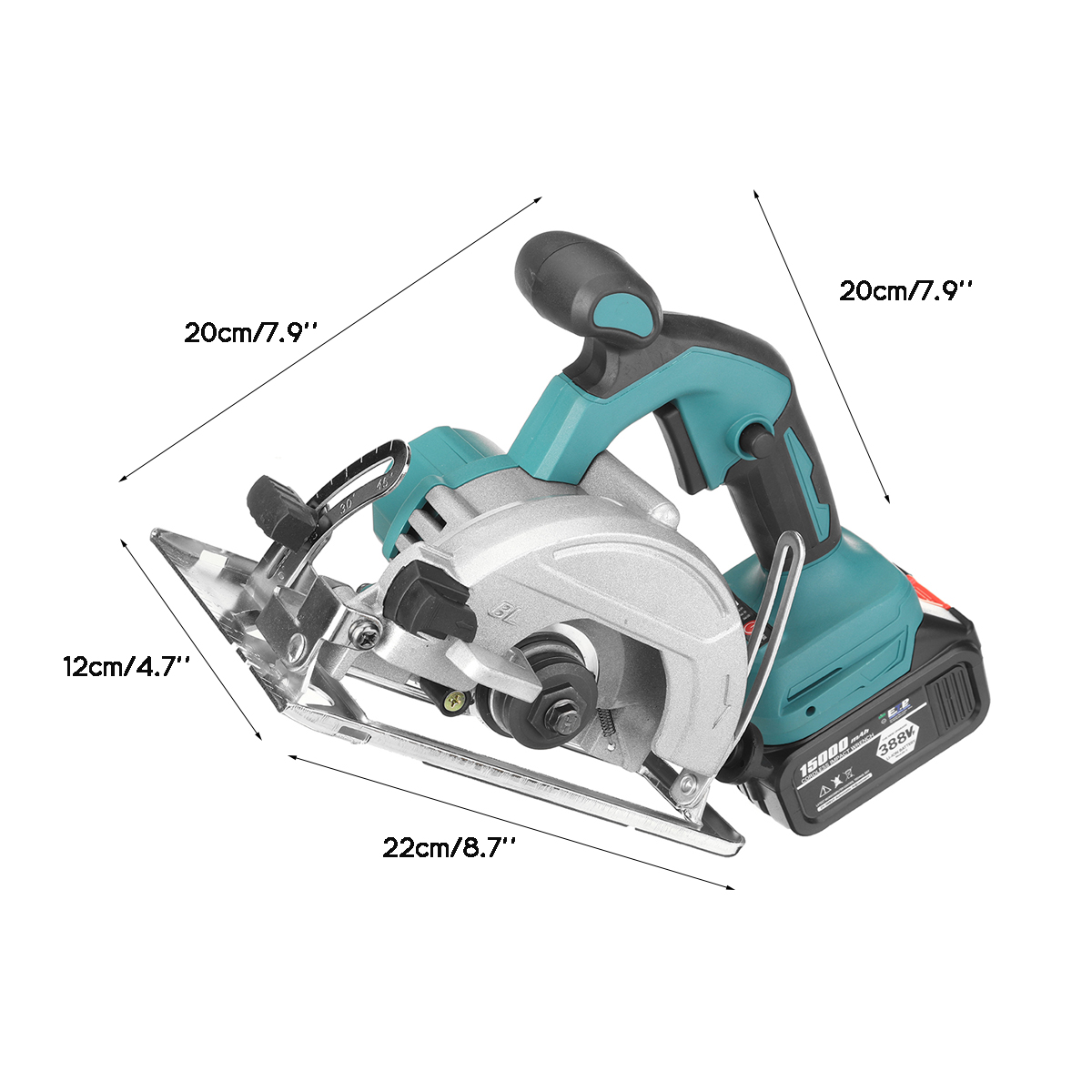 388VF-Electric-Circular-Saw-Woodworking-Wood-Wood-Cutter-W-None12-Battery-For-Makita-1859077-5