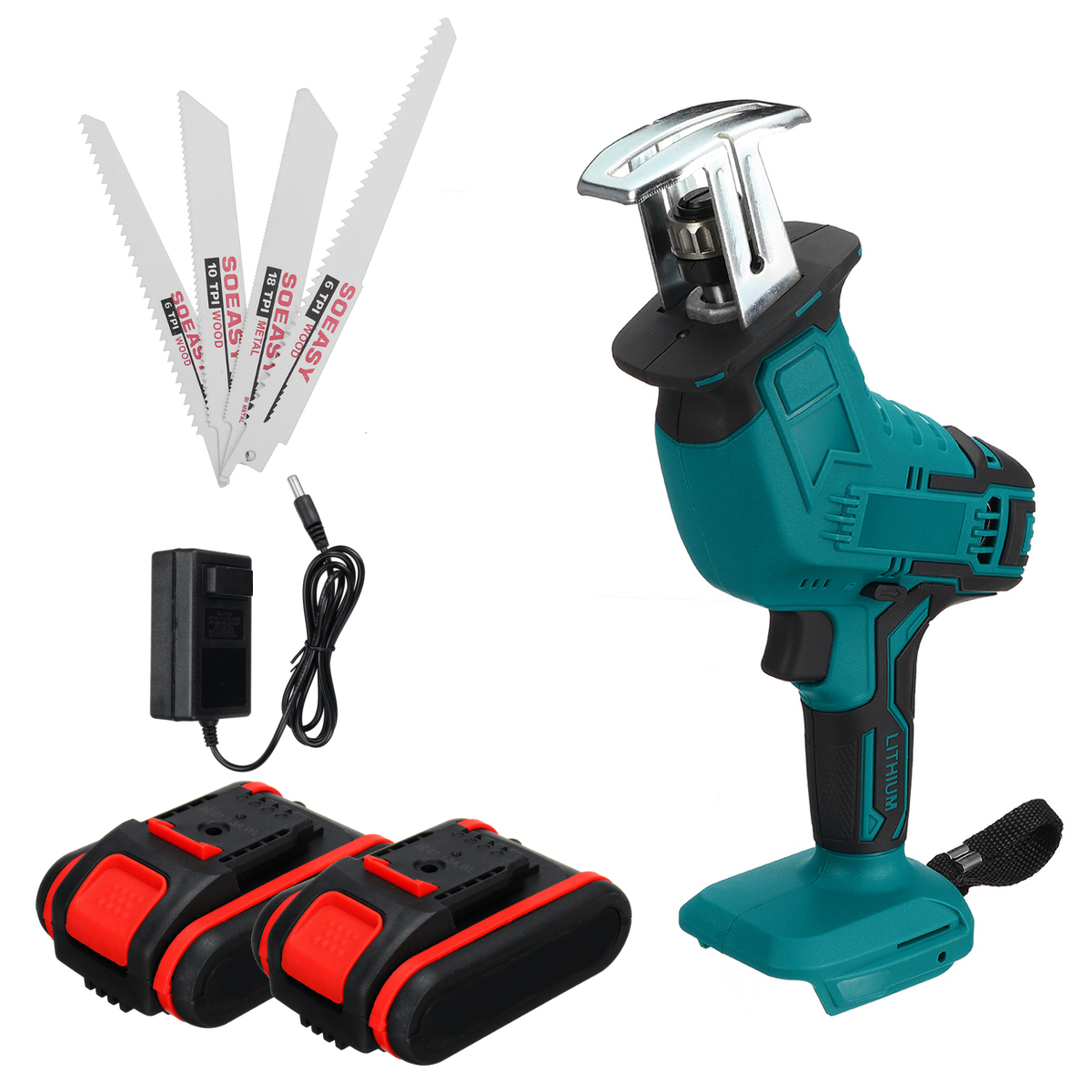398VF-Reciprocating-Saw-Variable-Speed-Cordless-Electric-Saw-w-2-Batteries--4-Blades-Wood-Metal-Plas-1874646-12