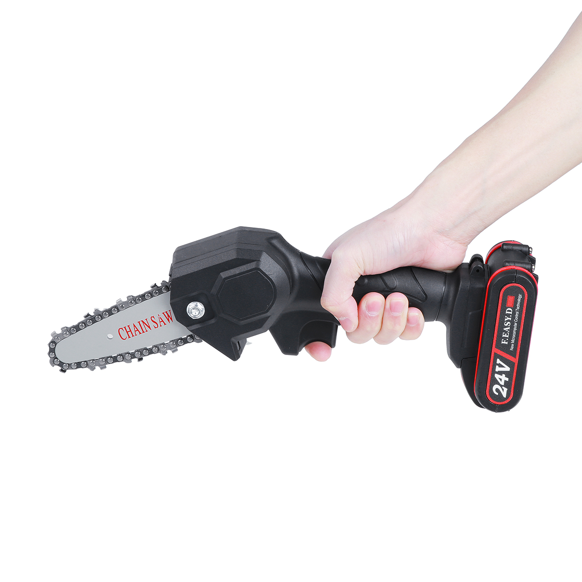 4-24V-Rechargeable-Cordless-Electric-Saw-Mini-Handheld-Chainsaw-Wood-Cutter-Tool-1801610-8