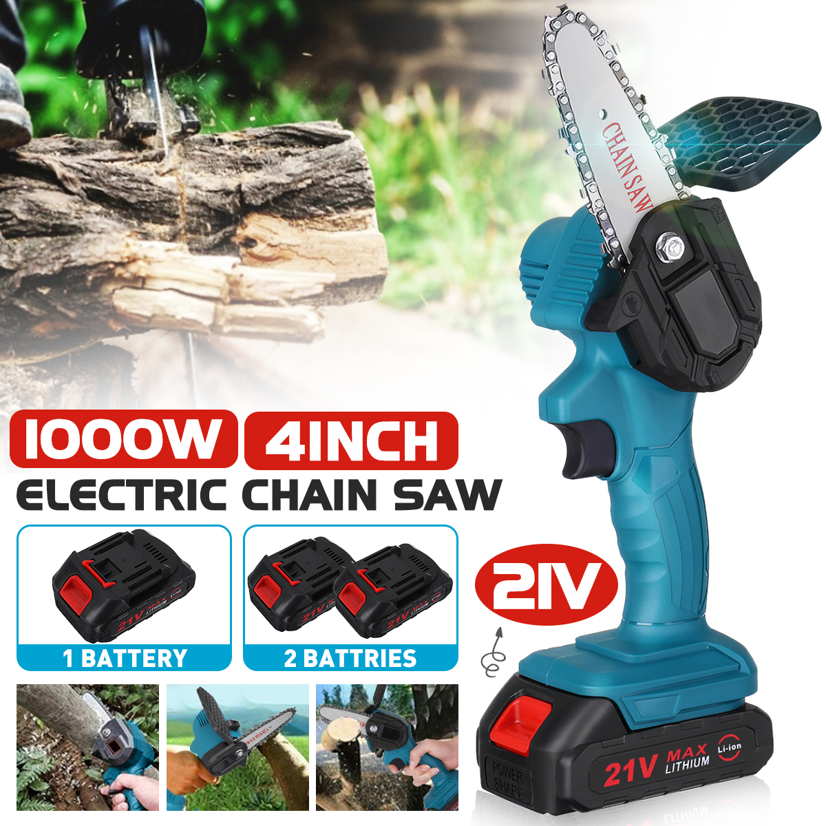 4-Inch-21V-Cordless-Electric-Chain-Saw-W-01pc2pcs-Batteries-For-Tree-Branch-Wood-Cutting-Tool-1804698-1
