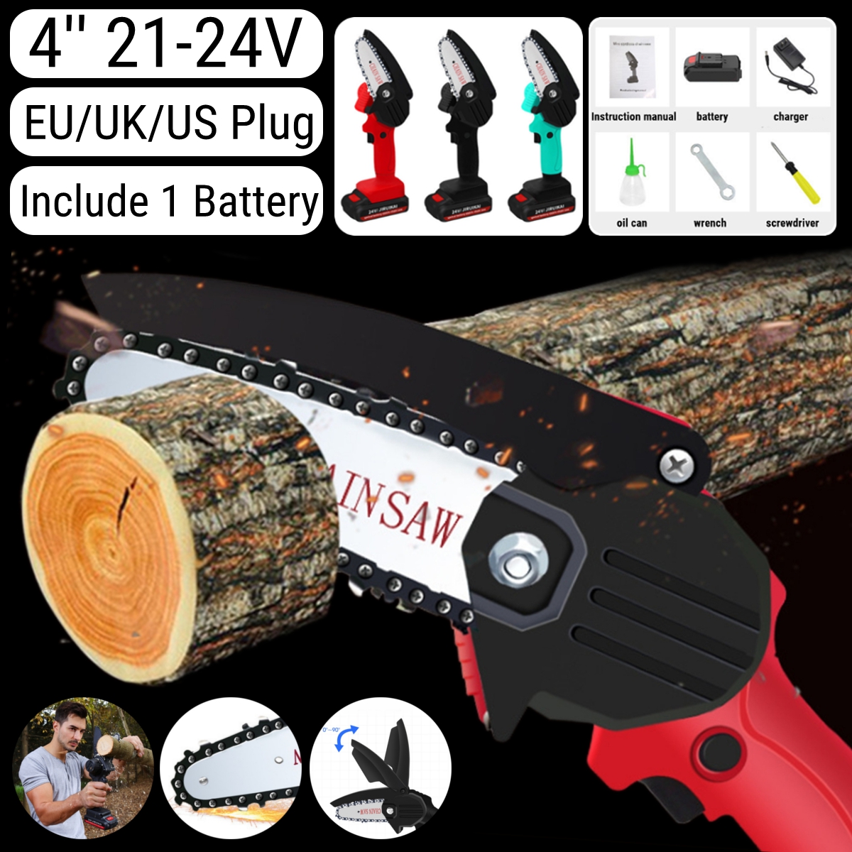 4-Inch-Electric-Chain-Saw-Chainsaw-Wood-Cutter-Garden-Tool-W-1pc-Battery-21-24V-1770555-2