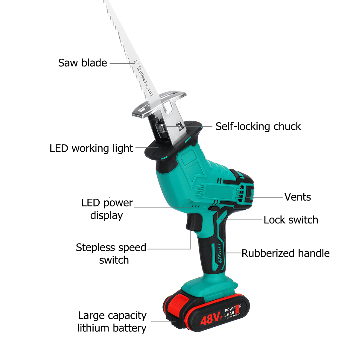 48V-Cordless-Reciprocating-Saw-With-Battery-Charger-recip-Sabre-Saw-New-Power-Tool-1734472-10