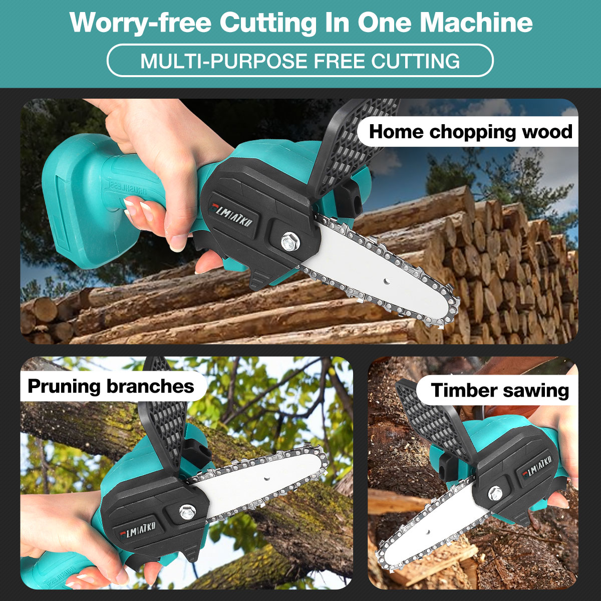 4Inch-2500W-Electric-Chain-Saw-Portable-Woodworking-Wood-Cutter-For-Makita-18V-Battery-1852917-3