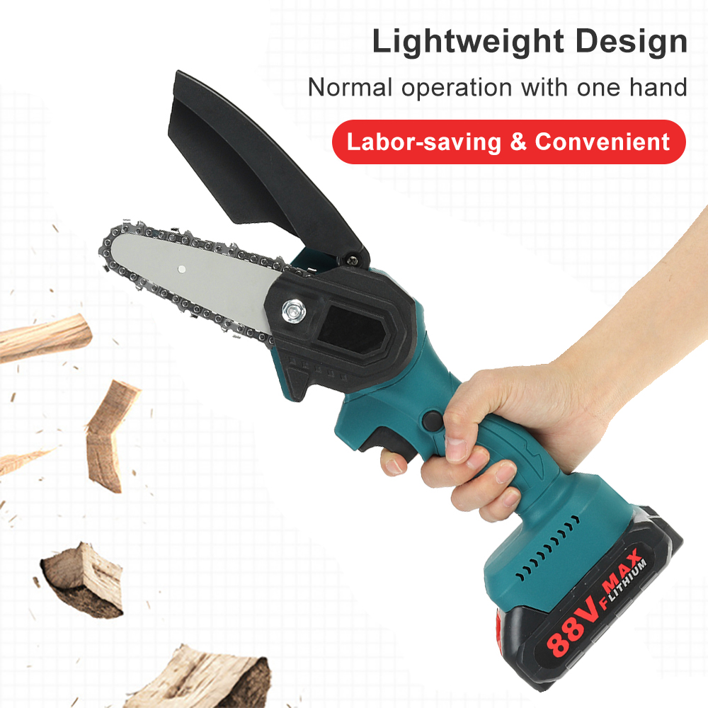 4Inch-300W-1200mah-Electric-Chain-Saw-Pruning-ChainSaw-Cordless-Woodworking-Cutter-Tool-W-None1pc2pc-1821957-3