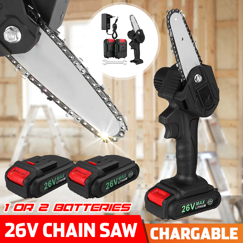 4Inch-Rechargeable-Portable-Chain-Saw-Woodworking-Electric-Saws-W-1-or-2pcs-Battery-1770568-2
