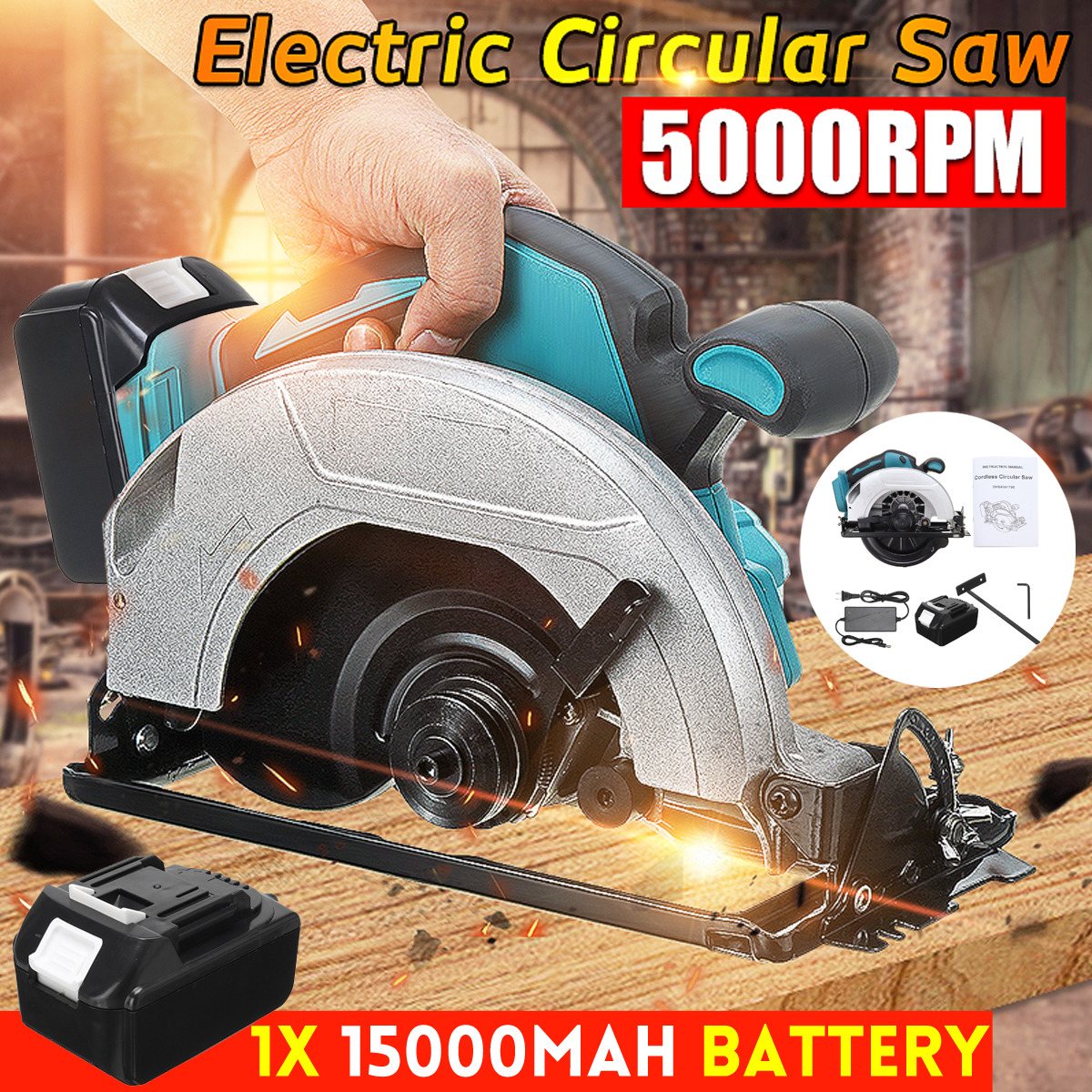 5000RPM-Electric-Circular-Saw-Multifunction-Cutting-Machine-W-1-Battery-For-Makita-1870566-1