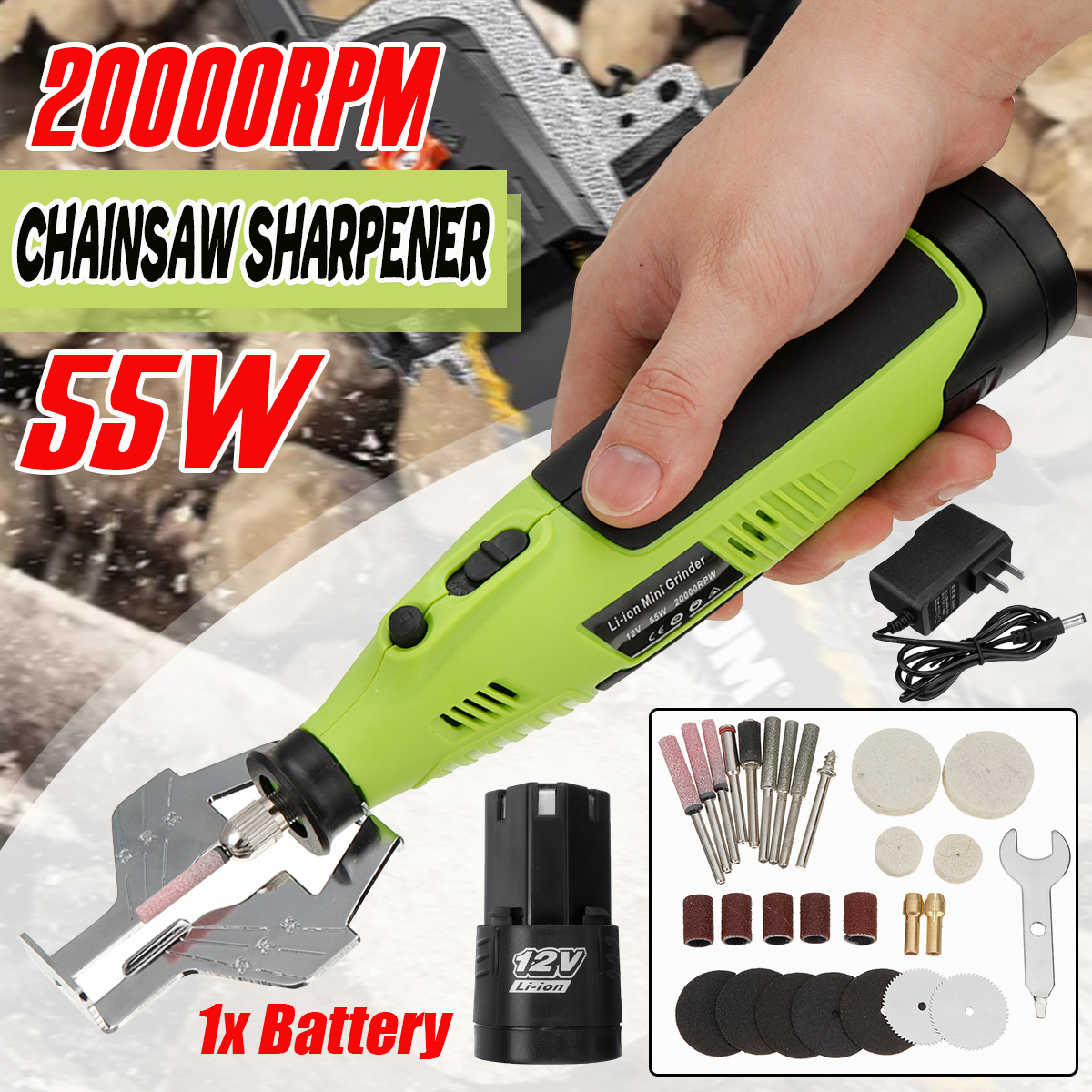 55W-20000rpm-Power-Grinder-Chain-Saw-Sharpener-Handheld-Electric-Chain-Machine-W-1-or-2pcs-Battery-1816032-2