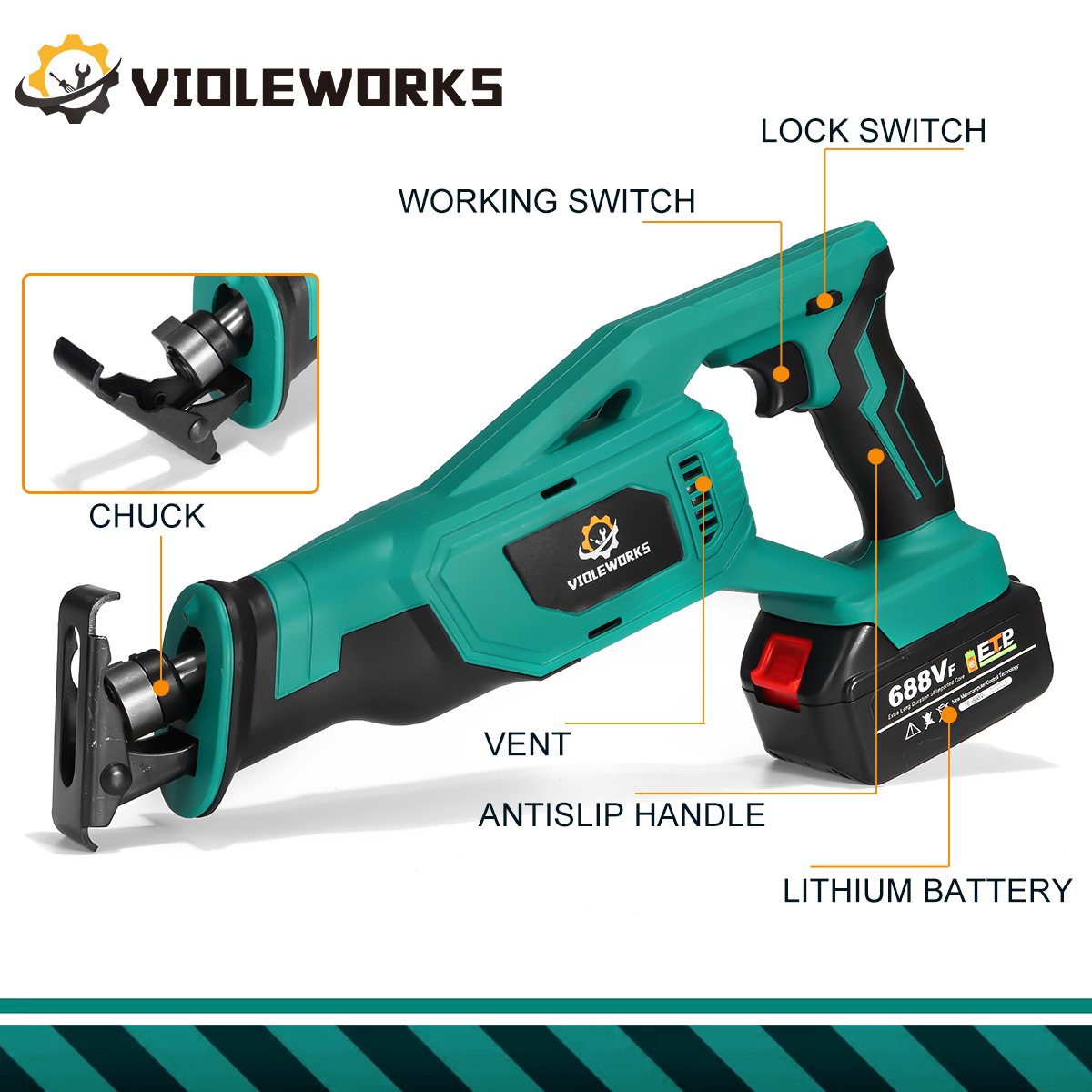 688VF-Cordless-Electric-Reciprocating-Saw-Woodworking-Sabre-Saw-Tool-W-012-Battery-For-Makita-1858872-3