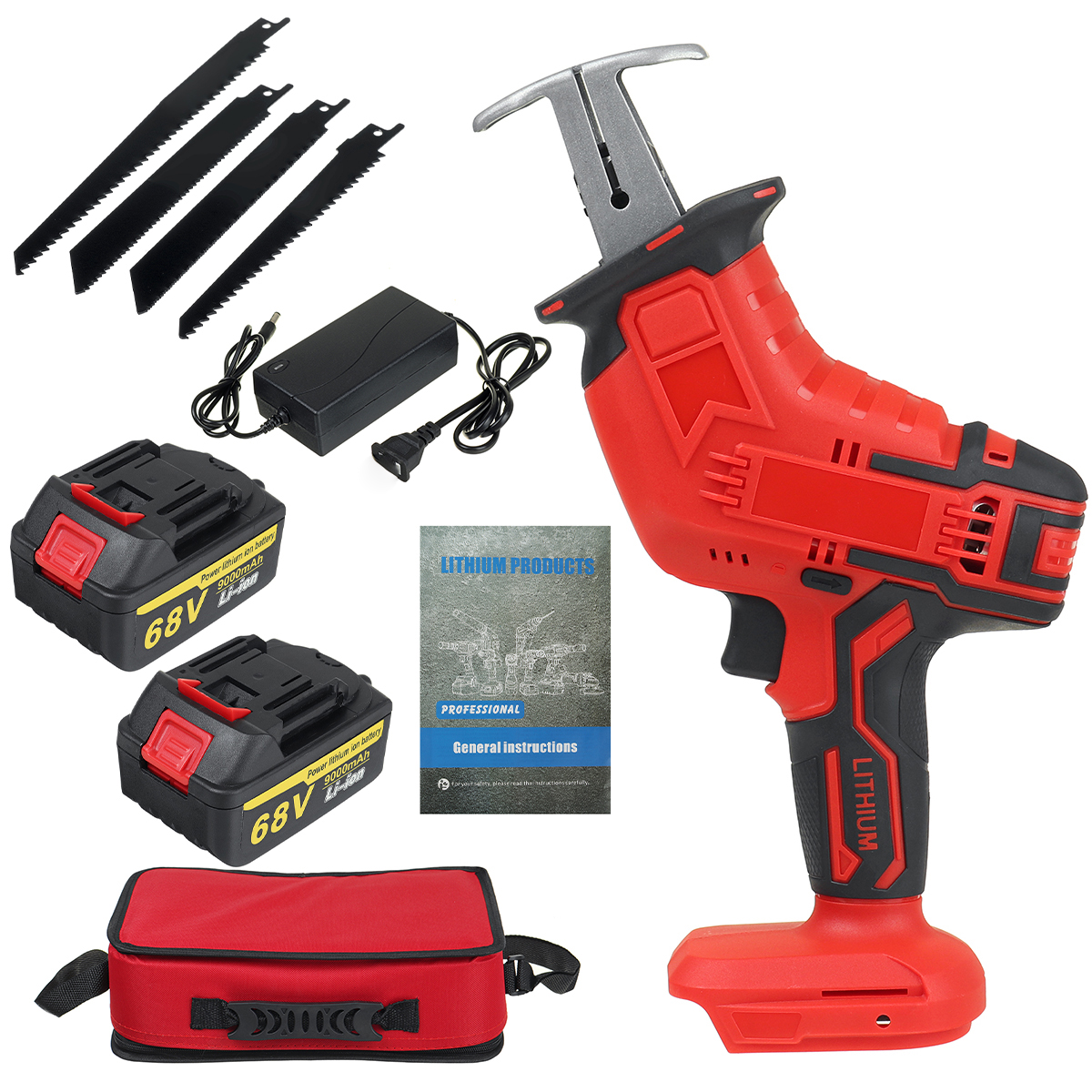 68V-9000mah-Electric-Reciprocating-Saw-Outdoor-Woodworking-Cordless-Portable-Saw-1683595-9