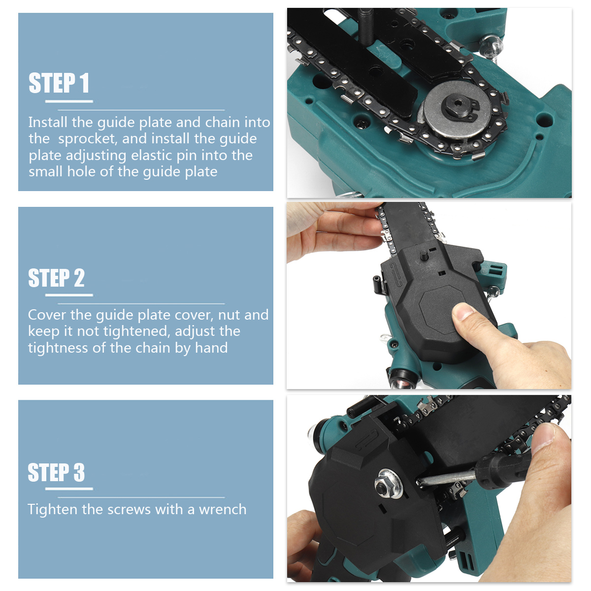 6Inch-Brushless-Rechargable-Mini-Chainsaw-Portable-Cordless-Electric-Chain-Saws-W-Battery-Adapted-To-1835157-4