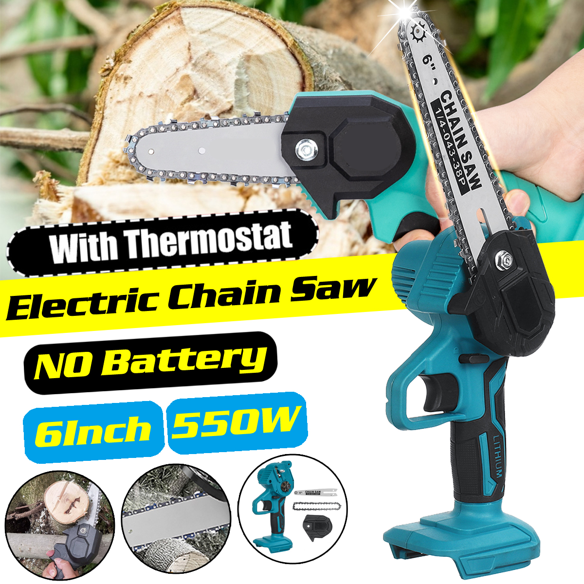 6Inch-Electric-Chain-Saw-One-hand-Saw-Woodworking-Wood-Cutter-For-Makita-18V-Battery-1853485-2