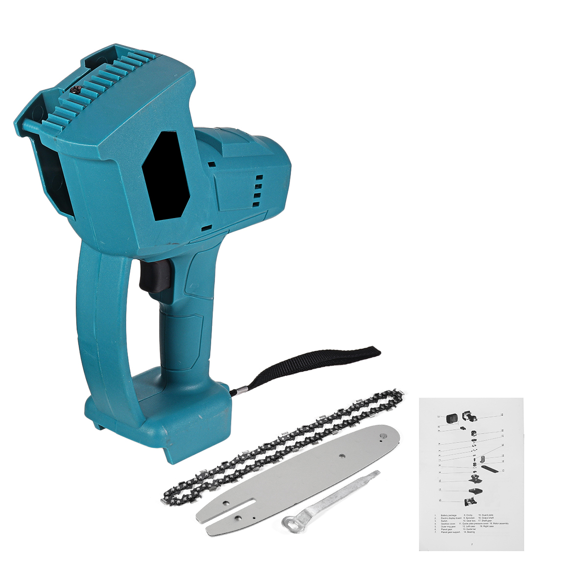 8-Inch-Cordless-Electric-Chainsaw-Portable-5ms-Wood-Cutter-Woodworking-Cutting-Tools-For-Makita-21V--1751305-9
