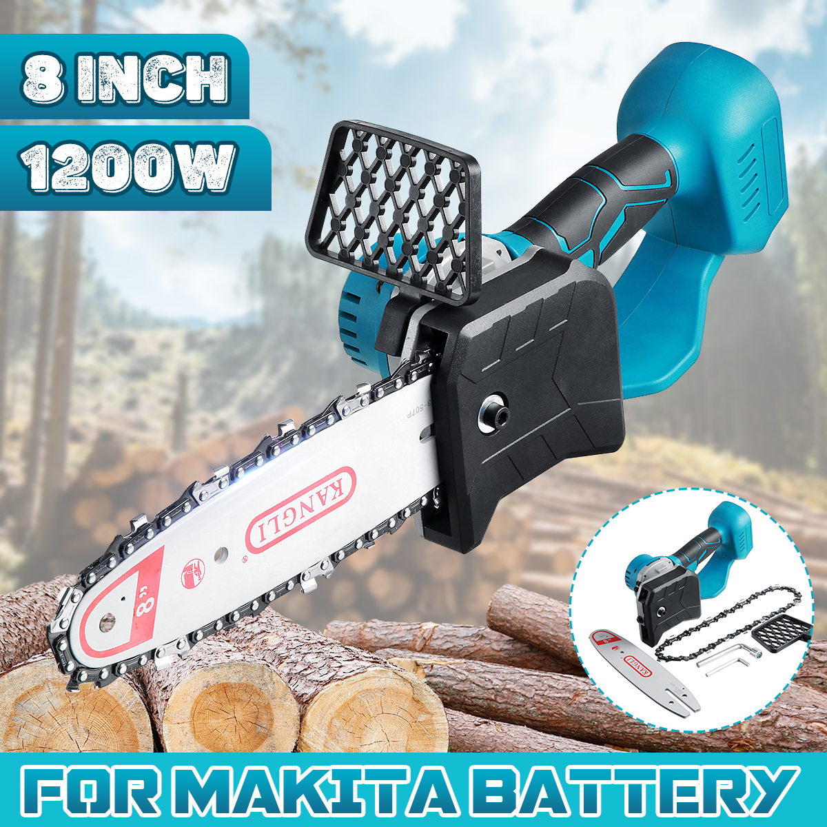 8-Inch-Electric-Chain-Saw-Cordless-Woodworking-Chainsaw-Power-Tool-Fit-For-Makita-18V21V-Battery-1804676-2