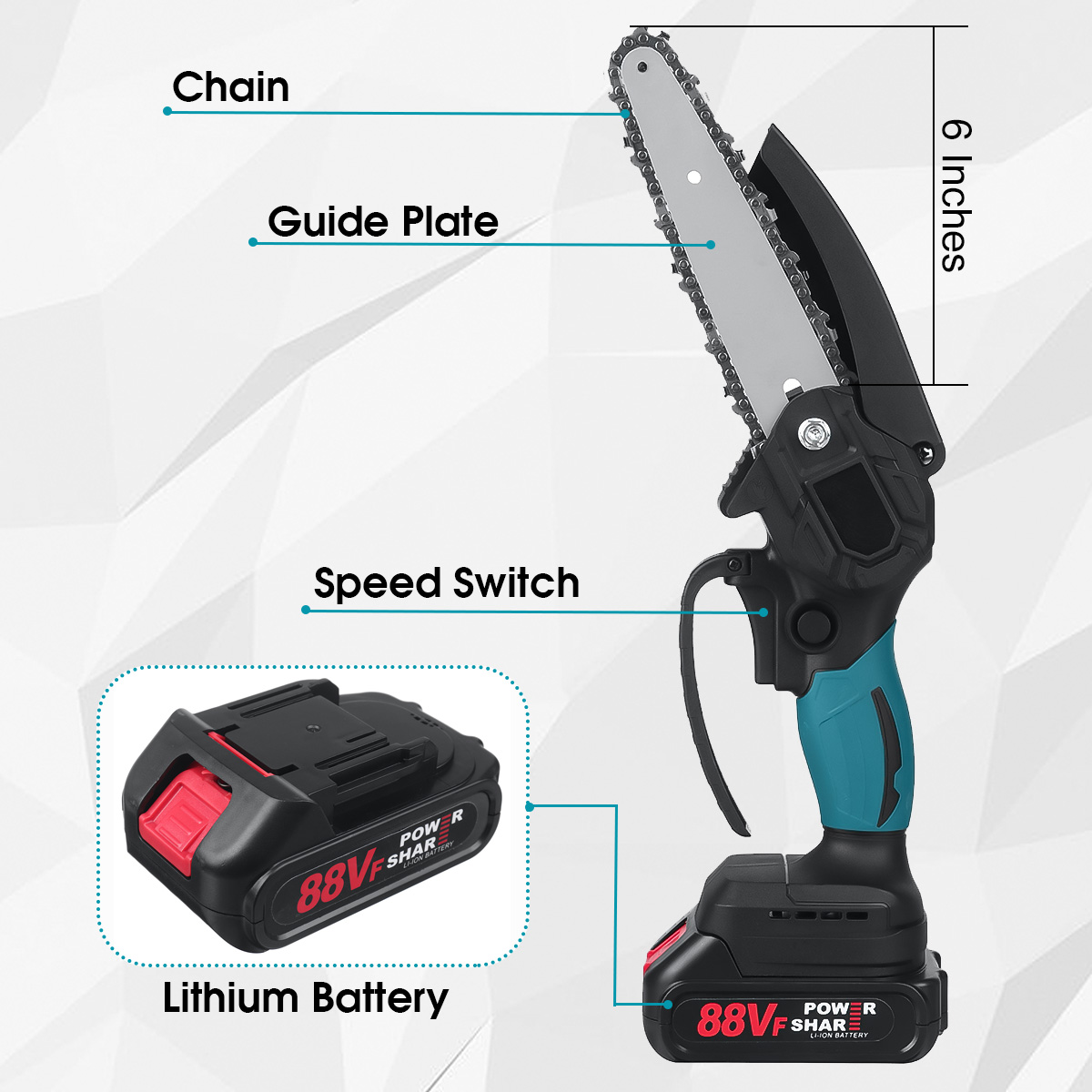 88VF-2-IN-1-4quot6quot-Electric-Chainsaw-One-Hand-Saw-Woodworking-Wood-Cutter-Chain-Saw-W-None12-Bat-1858993-3