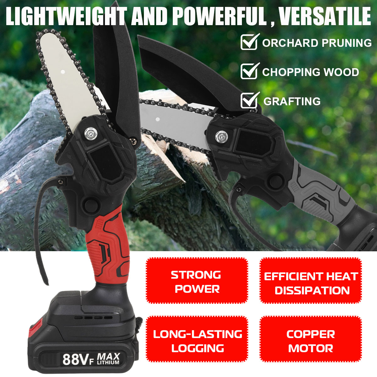 88VF-4-Inch-Battery-Indicator-Electric-Chainsaws-Wood-Cutter-One-Hand-Saw-Woodworking-Tool-W-None12--1866700-4