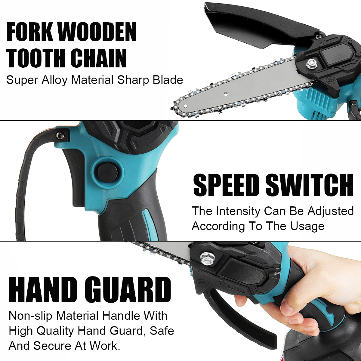 88VF-4000RPM-6-Cordless-Electric-Chainsaw-Wood-Cutter-Saw-W-None12-Battery-For-Makita-18V-Battery-1856702-6