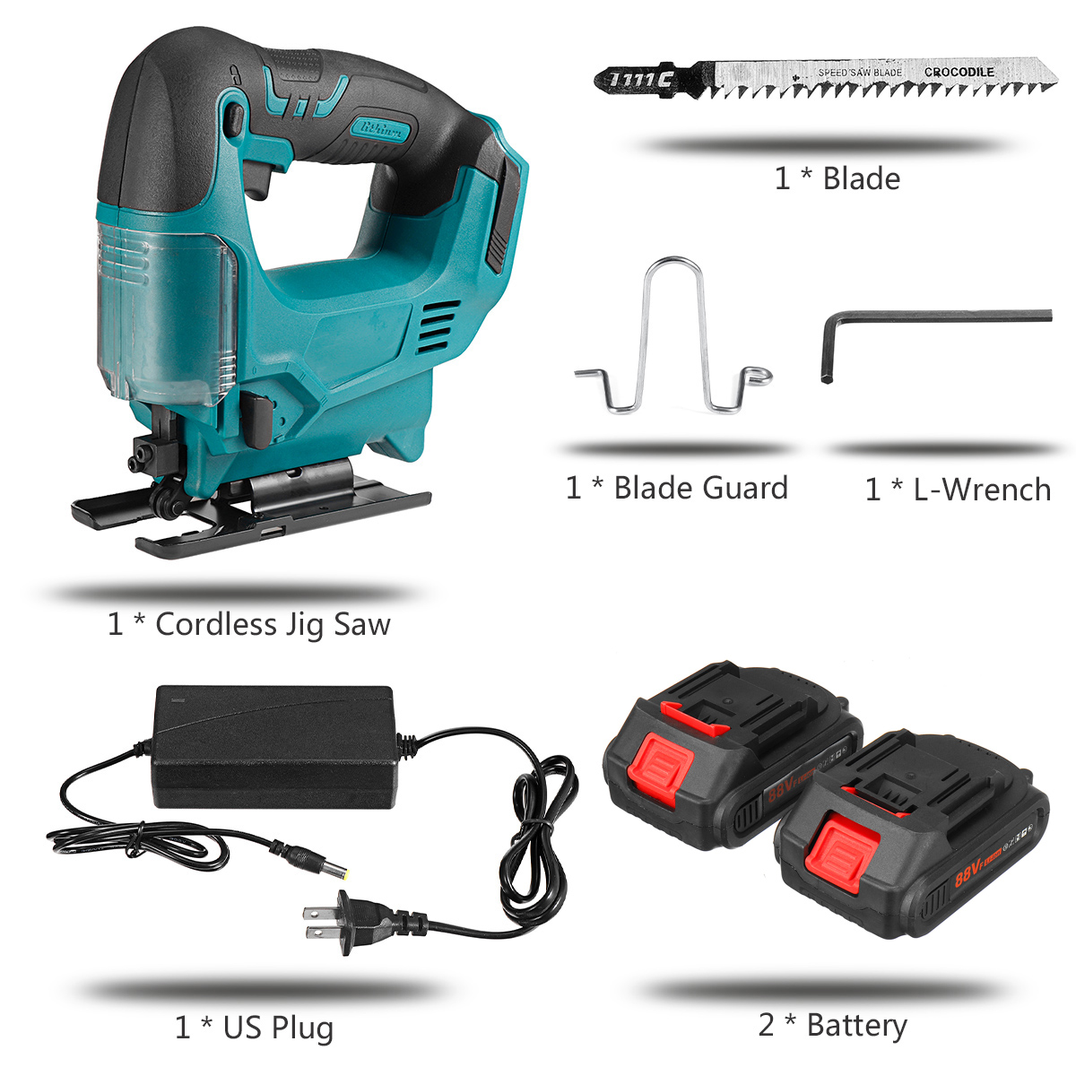 88VF-45deg-2900RPM-Jig-Saw-Battery-Indicator-7500MAH-Cordless-Electric-Jig-Saw-Wood-Work-Power-Tool--1881615-1