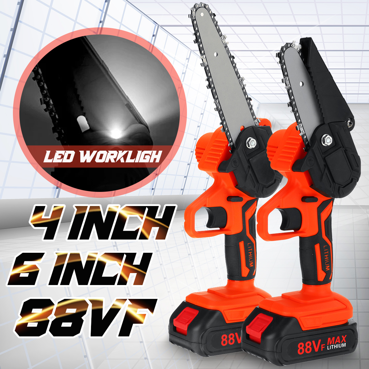 88VF-4Inch-6Inch-Cordless-Electric-Chain-Saw-One-Hand-Mini-Saw-Wood-Cutter-Woodworking-Tool-W-12-Bat-1870556-1