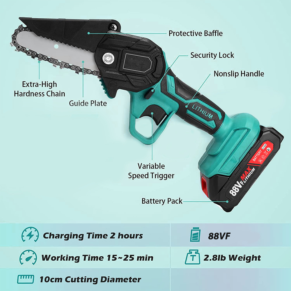 88VF-6-Inch-1200W-Electric-Chain-Saw-Pruning-Chainsaw-Cordless-Woodworking-Garden-Tree-Logging-Tool--1859896-11