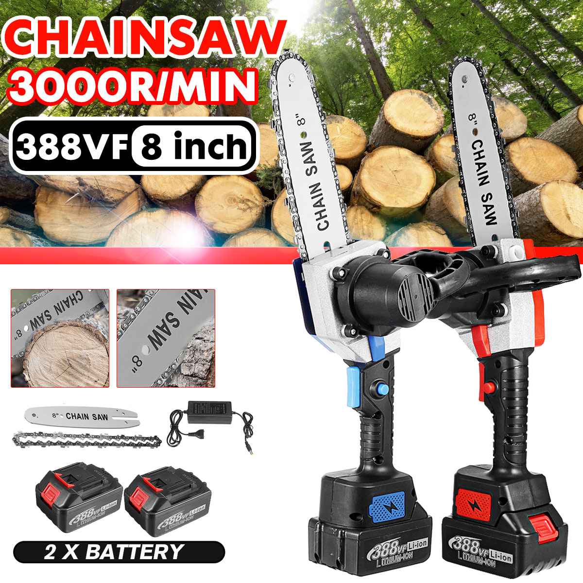 88VF-8-Inch-Cordless-Electric-Chainsaw-Wood-Cutter-Saw-Rechargeable-Woodworking-Tool-W-None12-Batter-1868739-1