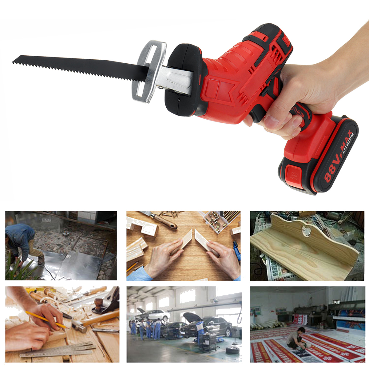 88VF-Electric-Reciprocating-Saw-Outdoor-Cordless-Portable-Saw-Woodworking-Cutter-1733463-3