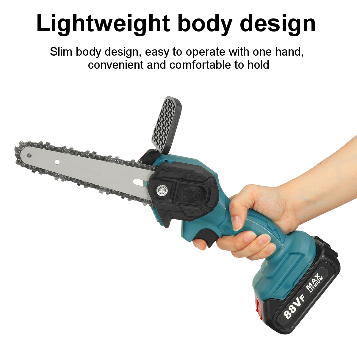 88VF-Rechargable-Mini-Chain-Saw-6-Inch-Cordless-Electric-Chainsaw-With-Batteriy-Wood-Work-Cutter-Too-1843505-6