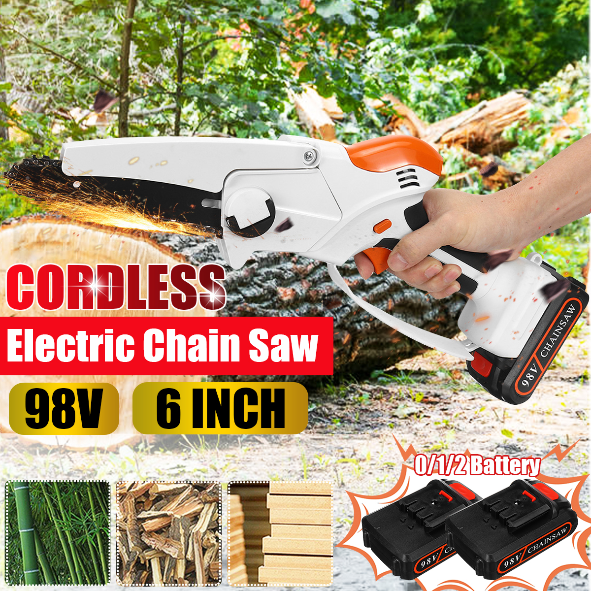 98VF-6Inch-Cordless-Electric-Chain-Saw-Rechargeable-Wood-Cutter-Woodworking-Tool-W-None-or1or2-Batte-1879171-1