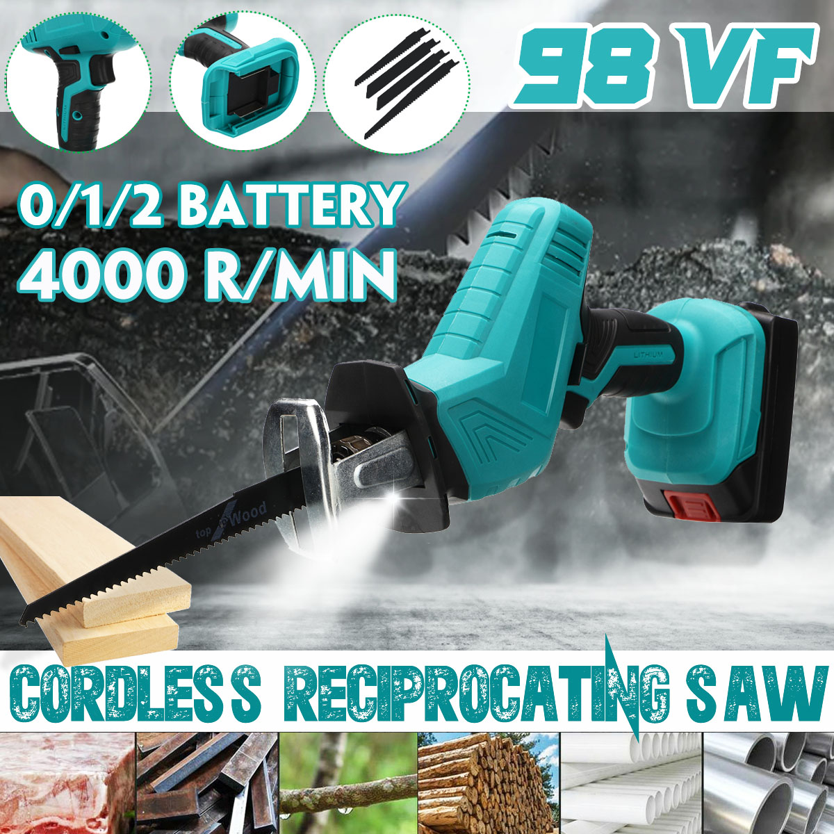 Cordless-Reciprocating-Saw-W-None12-Battery-For-Makita--4pcs-Saw-Blades-Woodworking-Wood-Cutter-Elec-1879913-2