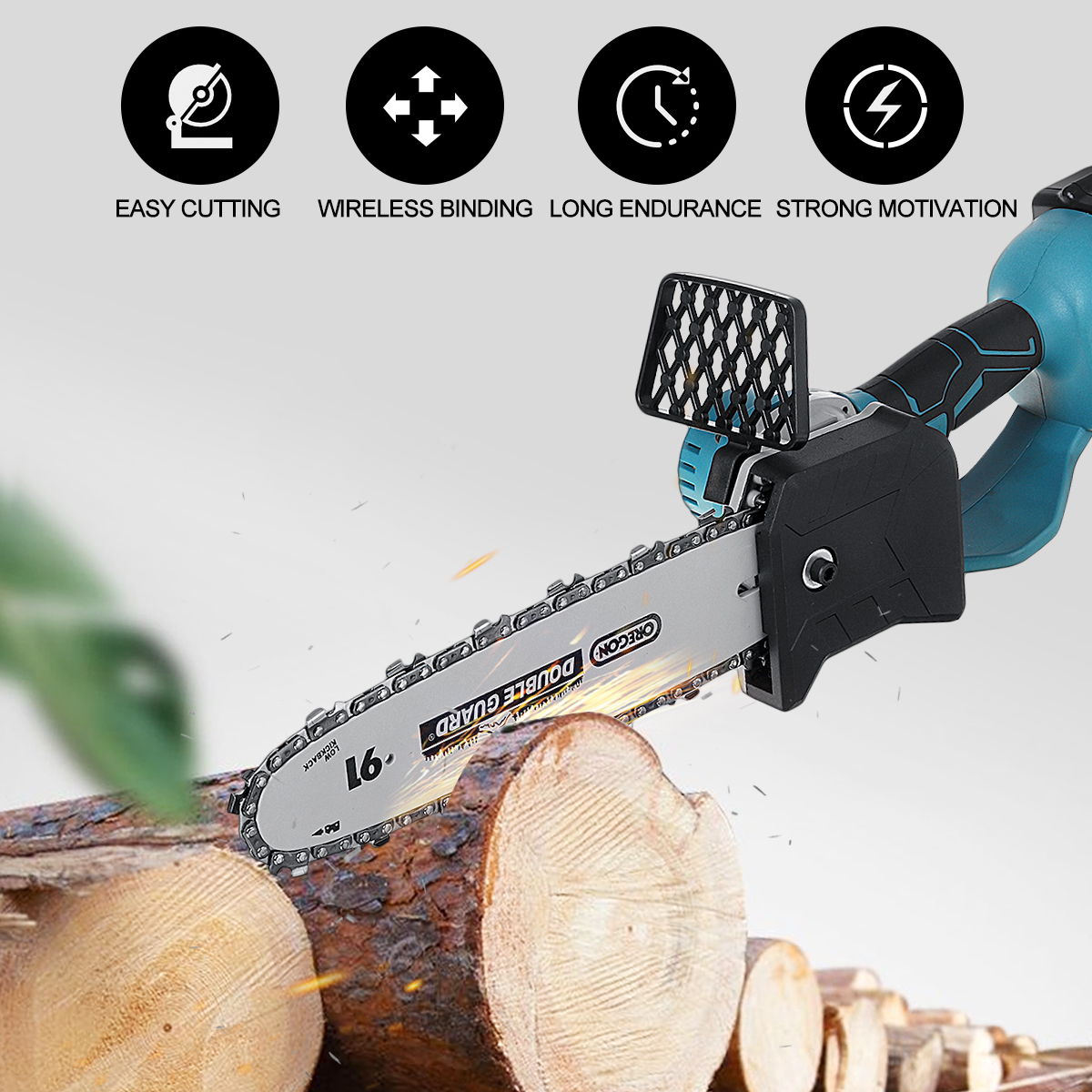 Doersupp-21V-Cordless-Electric-Chain-Saw-Wood-Mini-Cutter-One-Hand-Saw-Woodworking-Tool-1814645-5