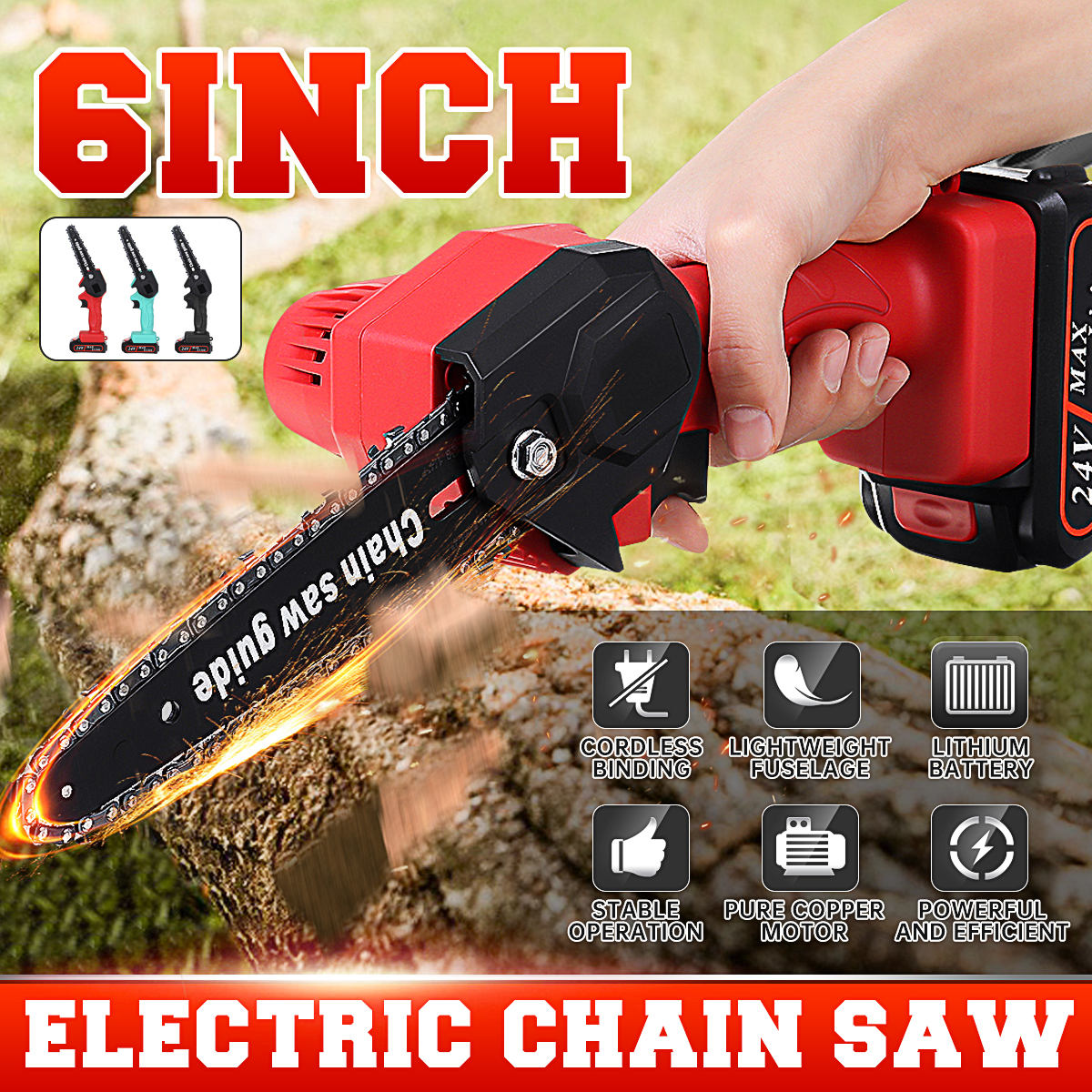 Doersupp-24V-6-Inch-Cordless-Electric-Chain-Saw-Wood-Cutter-550W-One-Hand-Saws-Woodworking-Machine-W-1797390-1