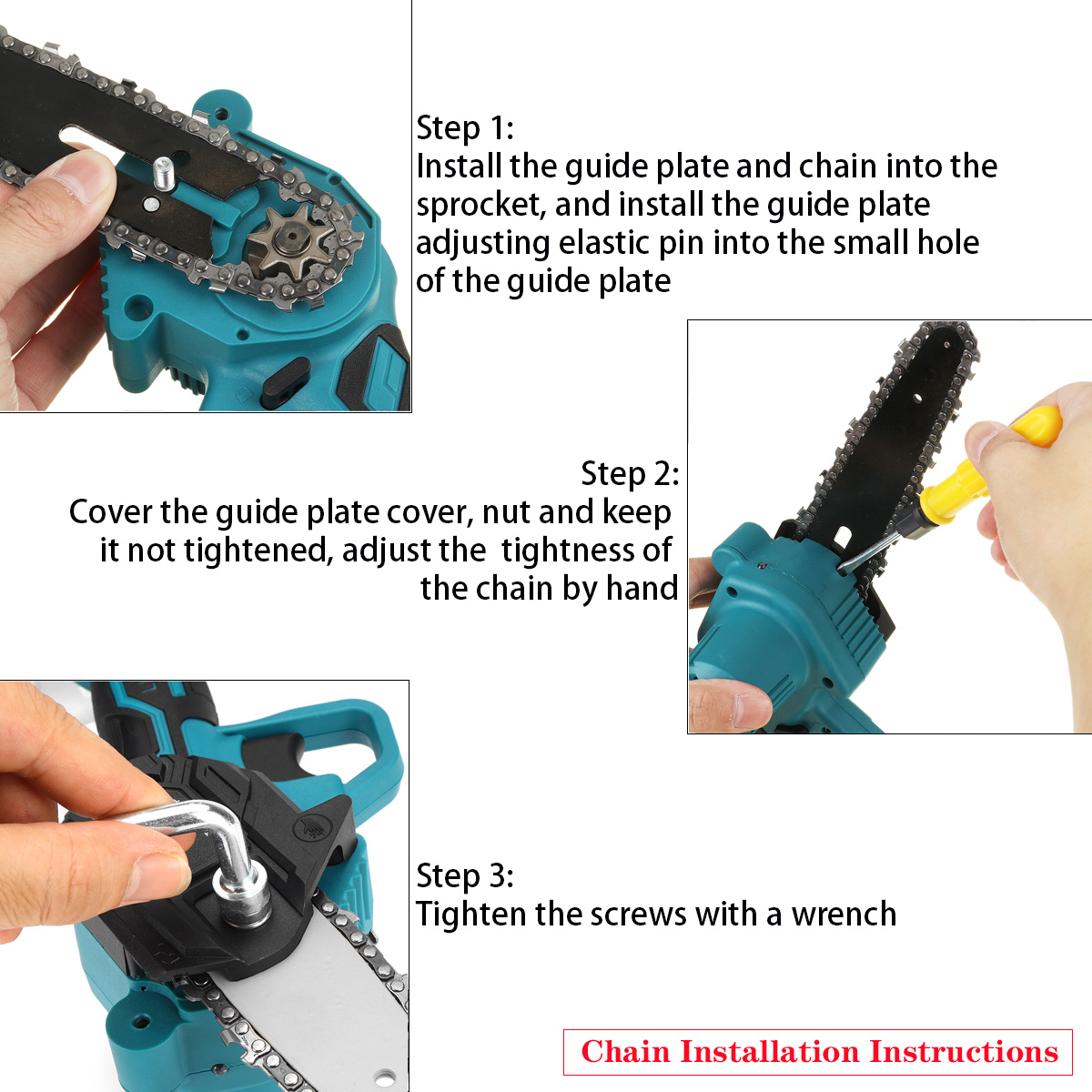 Doersupp-4Inch-Rechargable-Mini-Electric-Chainsaw-One-handed-Electric-Saws-For-Cutting-Pruning-Wood--1837623-6