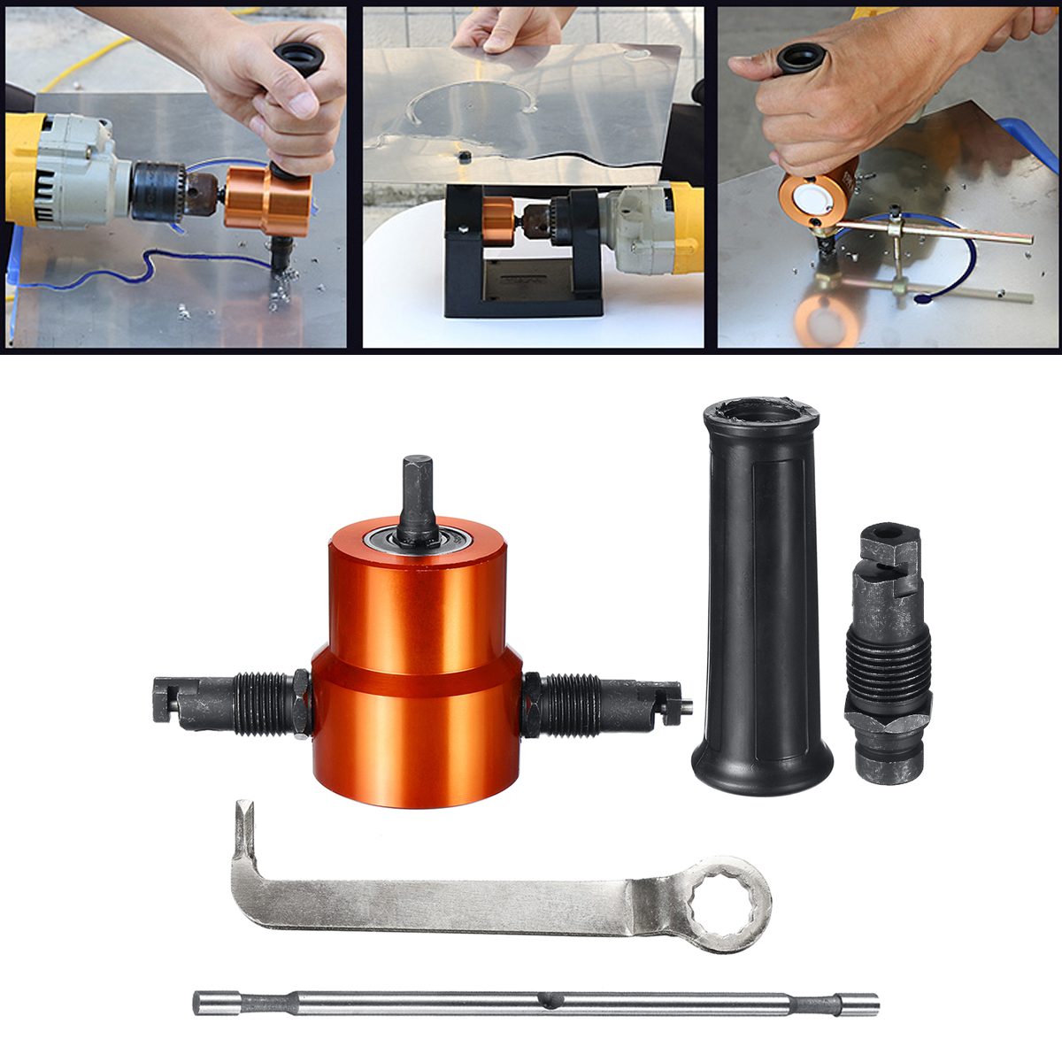 Double-Headed-Sheet-Metal-Cutting-Nibbler-Drill-Attachment-Metal-Cutter-Tool-1418316-1