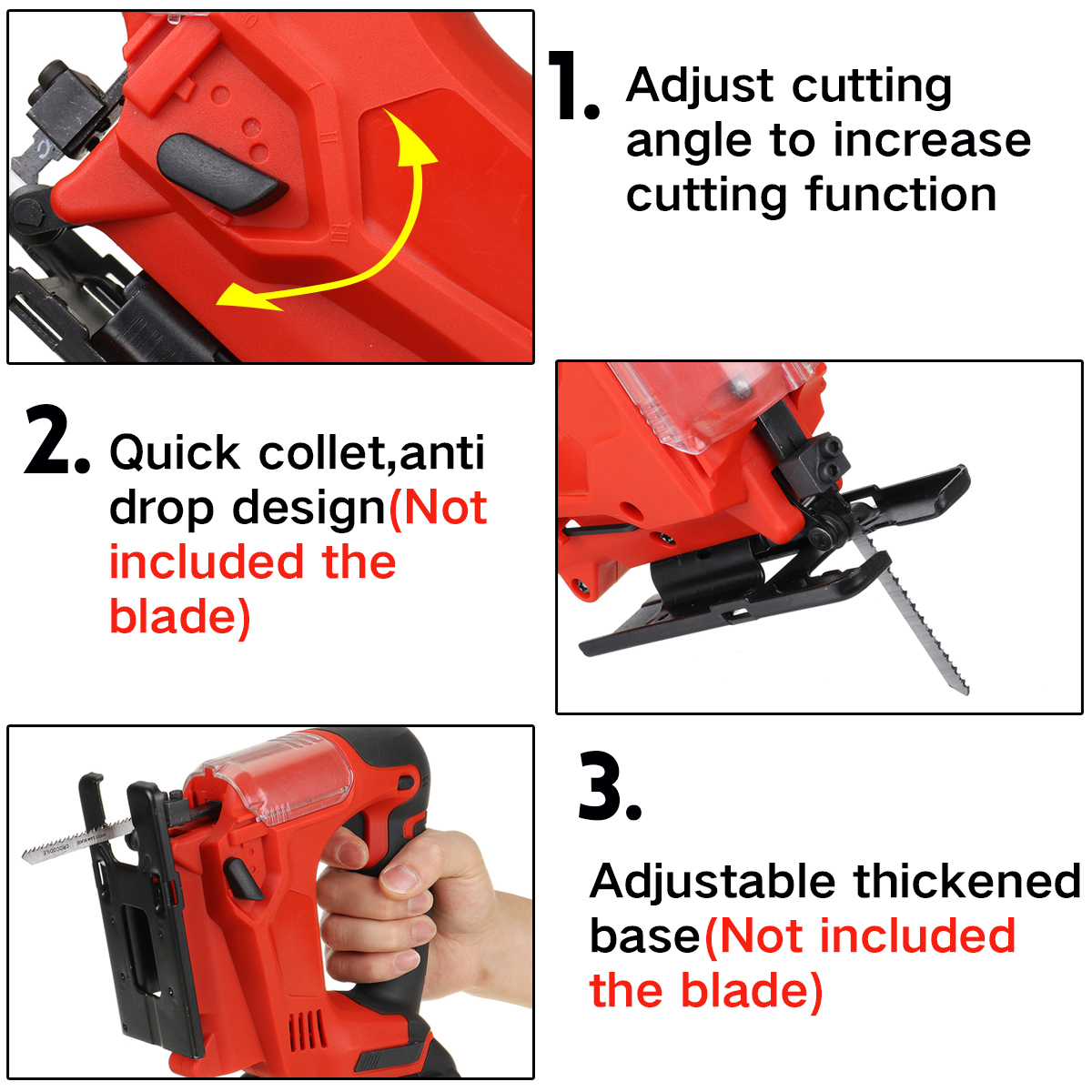 Drillpro-2000mAh-Electric-Saws-Cordless-Jig-Saw-Angle-Adjustble-65mm-Cutting-Depth-With-1-Or-2-Batte-1840189-9