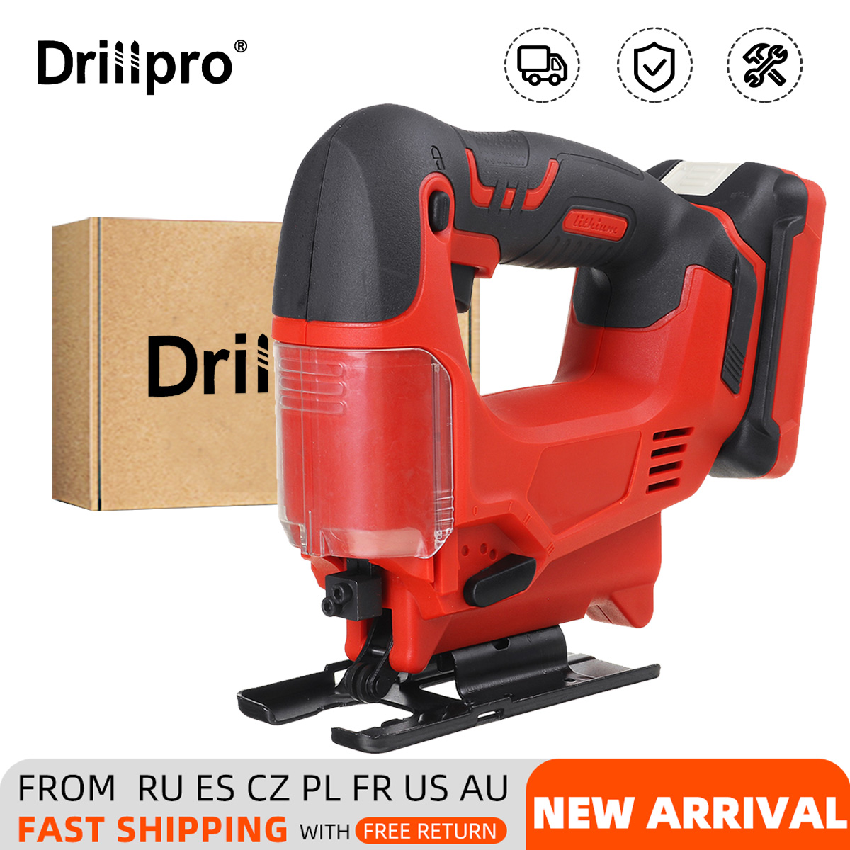 Drillpro-2900RPM-Electric-Jig-Saw-Cordless-Quick-Blade-Change-Saw-Power-Tool-4-Adjustable-Cutting-An-1859334-5