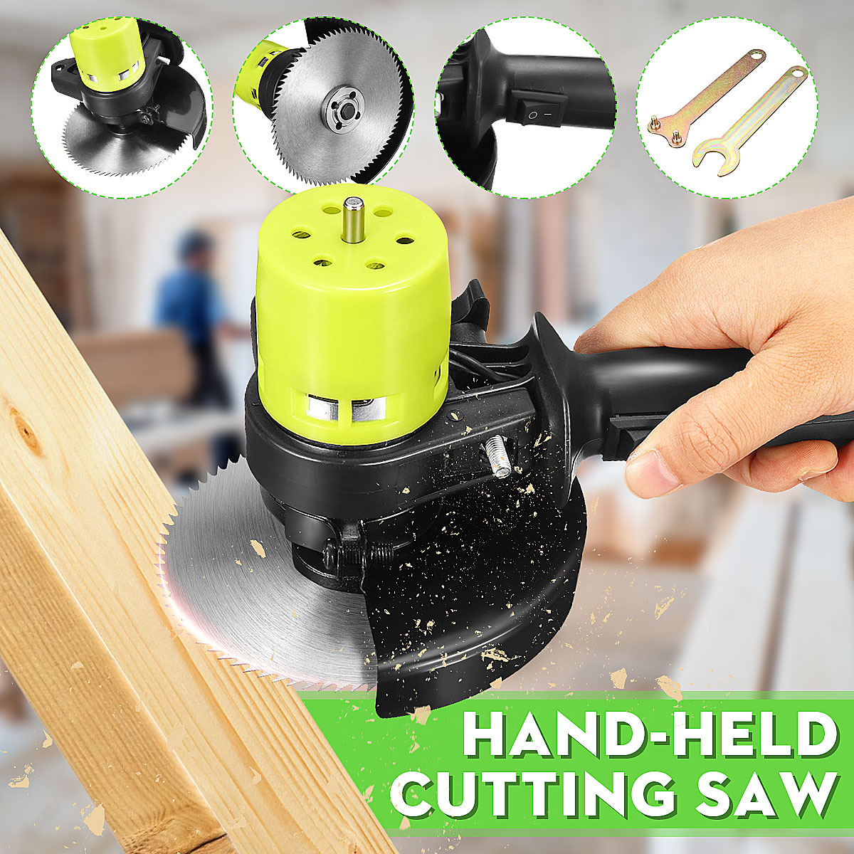 Electric-Circular-Saw-Cutting-Machine-Handle-Power-Tool-Woodworking-Garden-Kit-1733336-2