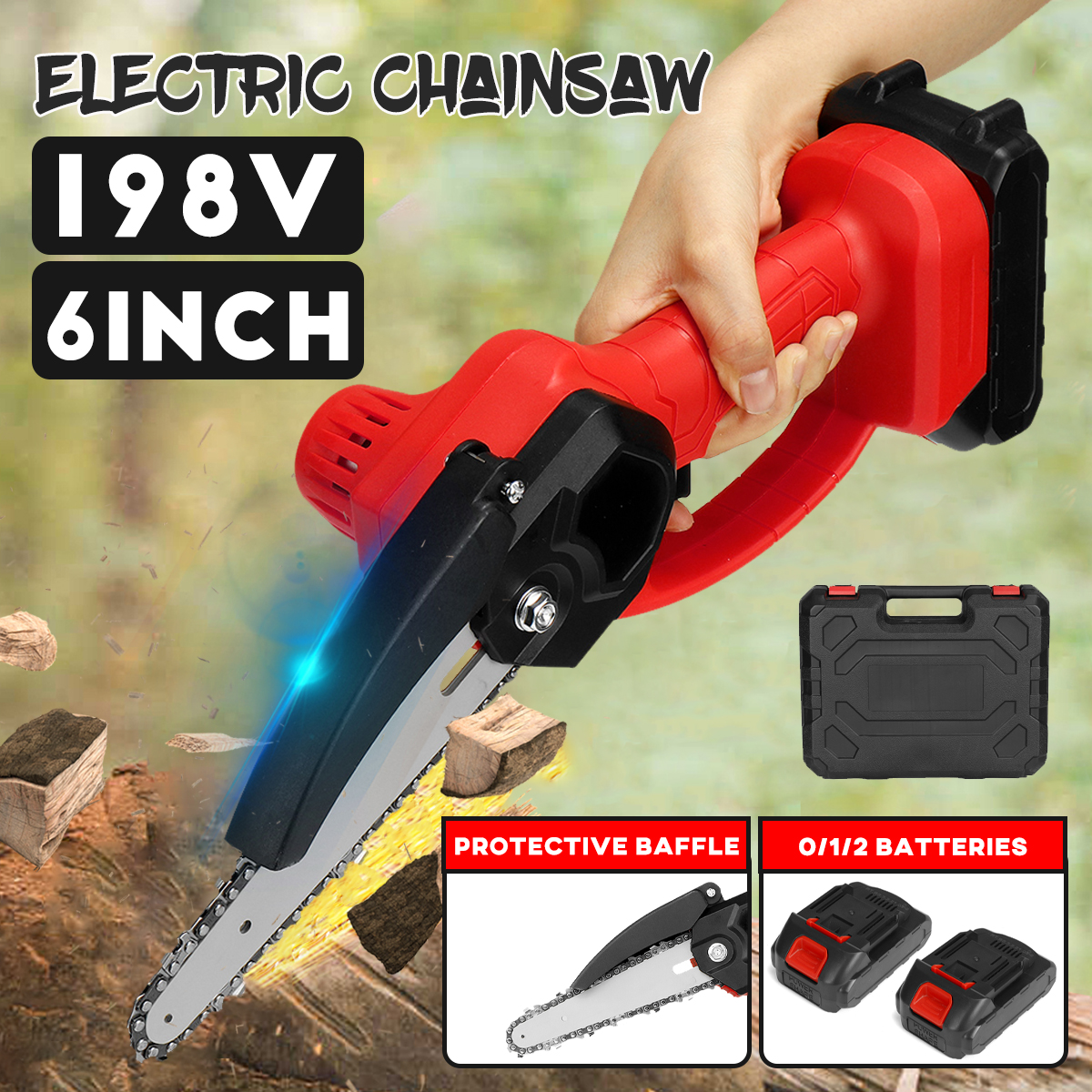 Handheld-Mini-Rechargable-Chainsaw-6-Electric-Chain-Saws-Stepless-Speed-Change-Wood-Work-Cutter-W-Ba-1837413-1
