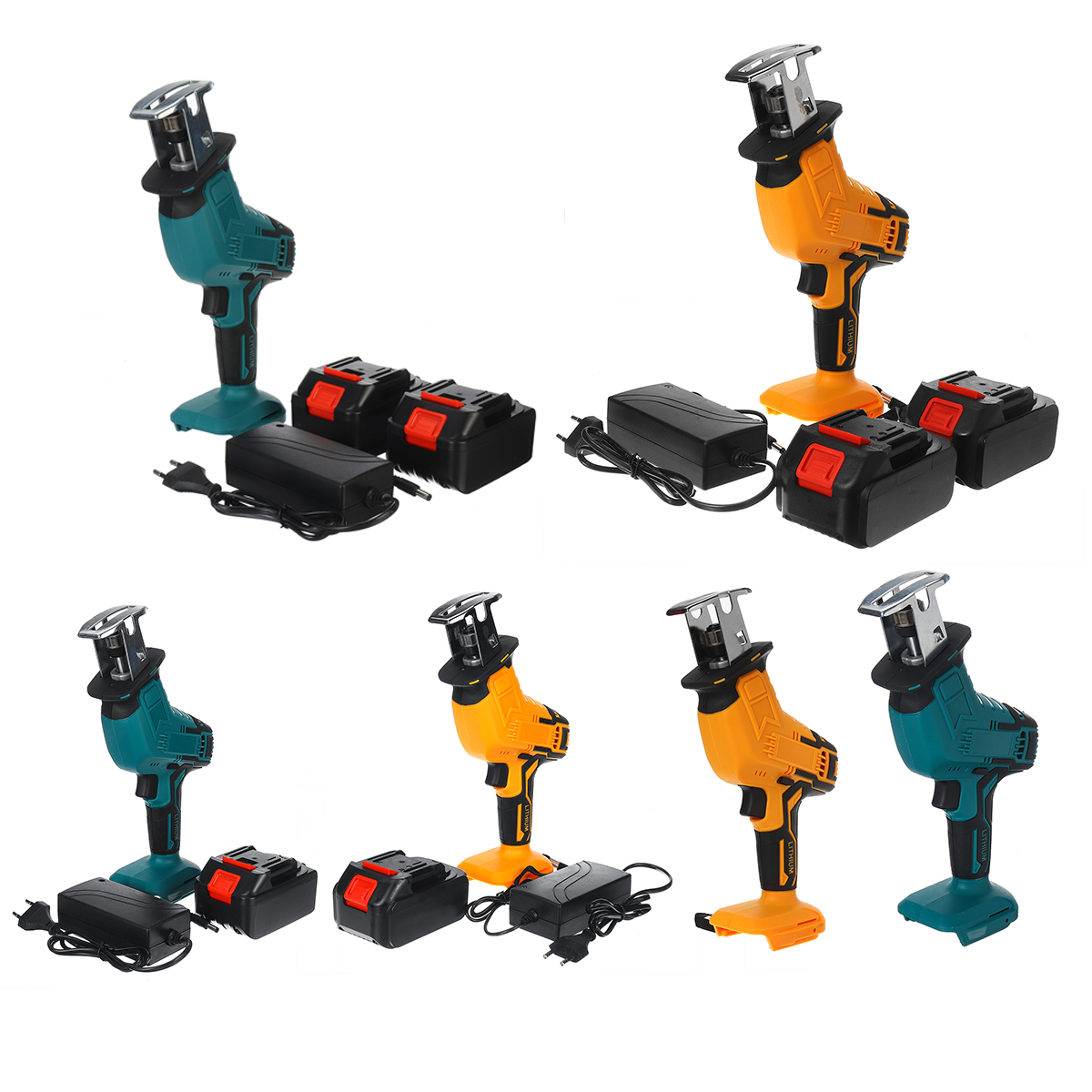 Rechargeable-Cordless-Reciprocating-Saw-Handheld-Woodorking-Wood-Cutter-W-None12-Battery--4PCS-Saw-B-1879912-10