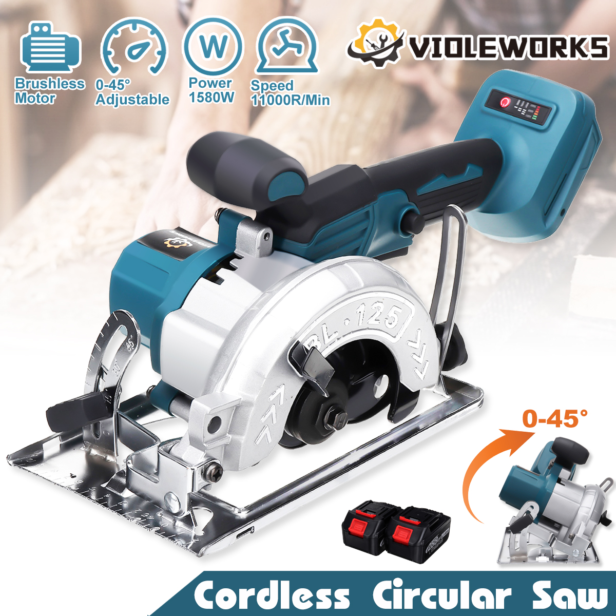 VIOLEWORKS-288VF-Brushless-Electric-Circular-Saw-Cordless-Wood-Cutting-Machine-For-Makita-18V-Batter-1918499-2