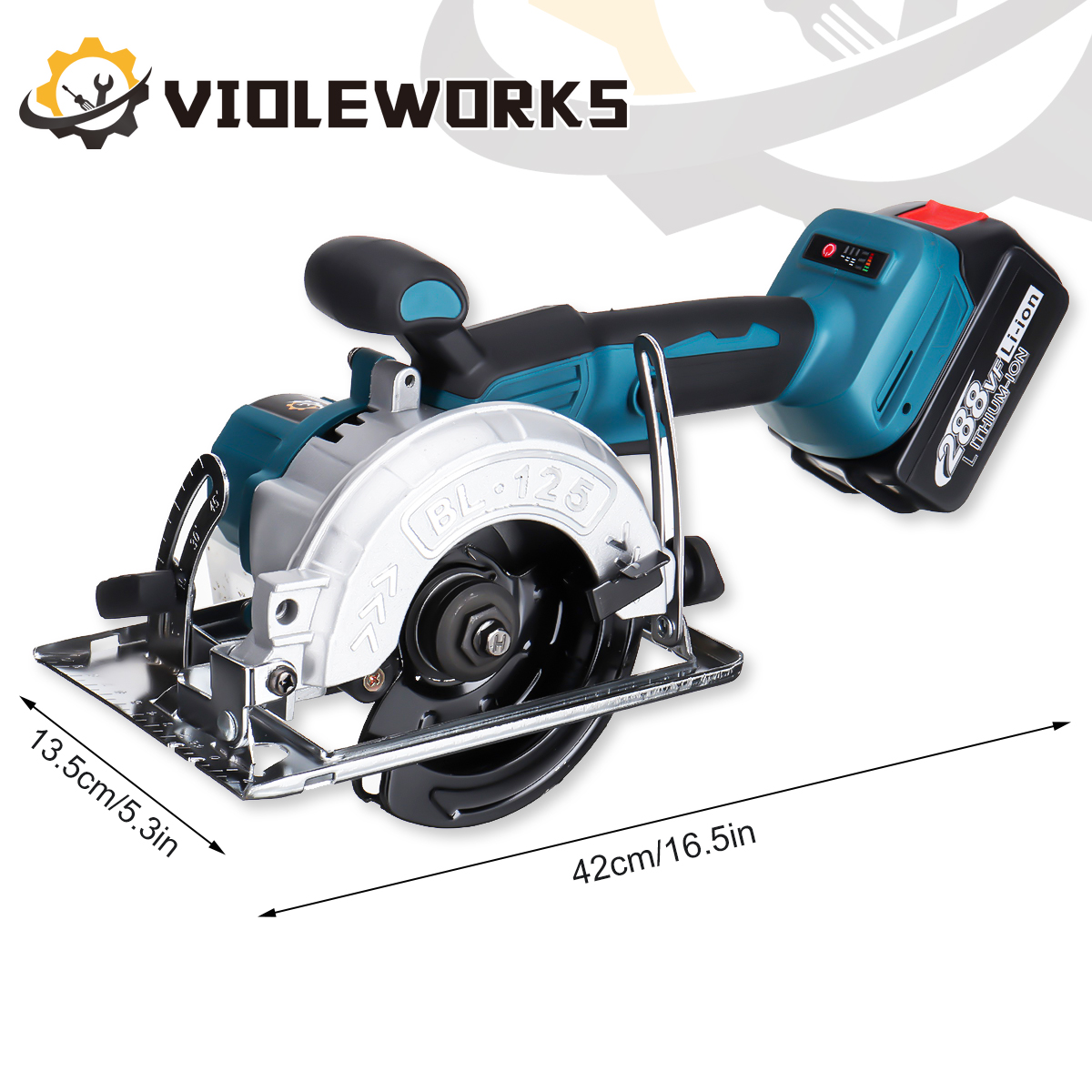 VIOLEWORKS-288VF-Brushless-Electric-Circular-Saw-Cordless-Wood-Cutting-Machine-For-Makita-18V-Batter-1918499-3