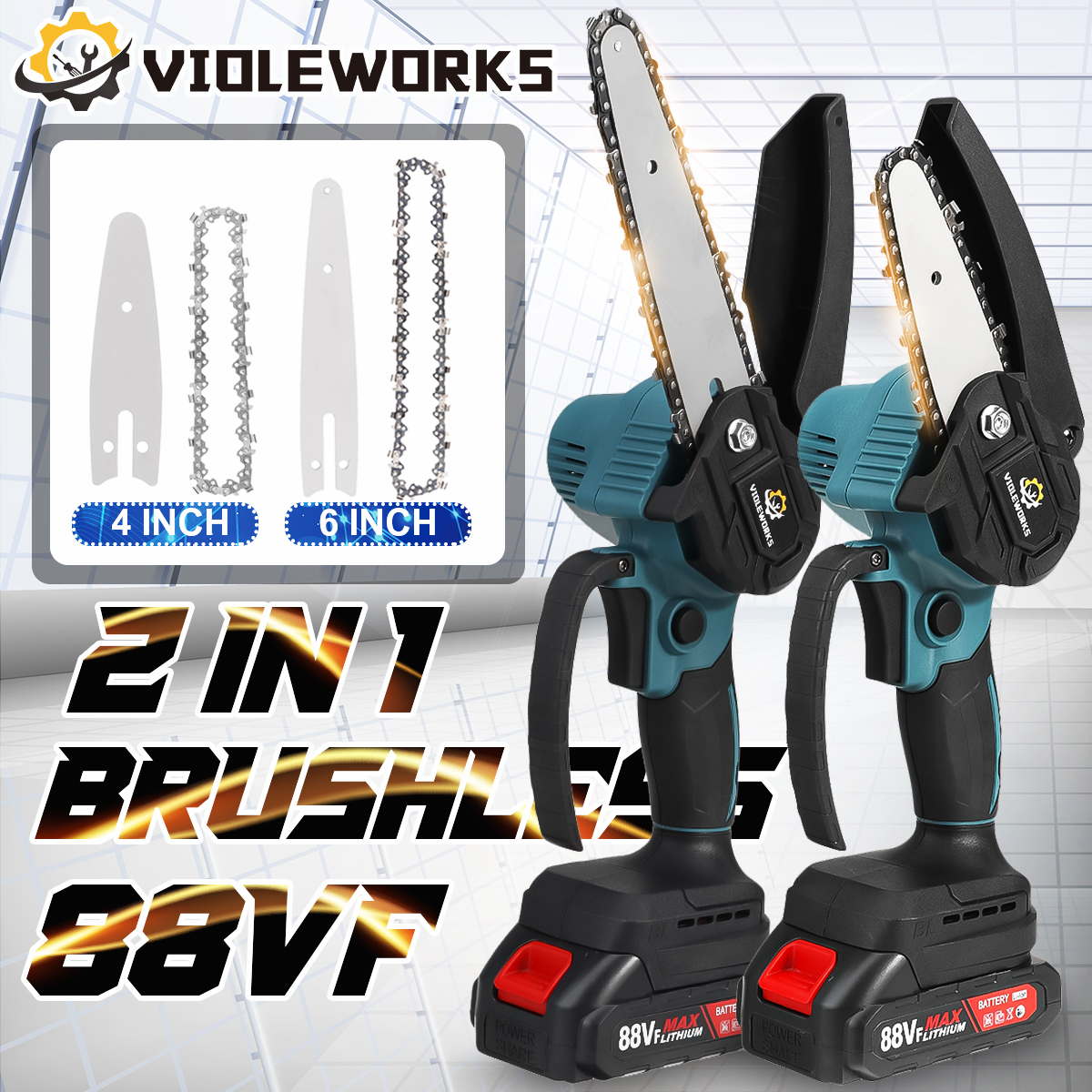 VIOLEWORKS-88VF-4quot-6quot-Brushless-Electric-Chain-Saw-Cordless-Pruning-Chainsaw-Wood-Cutter-For-M-1876282-1