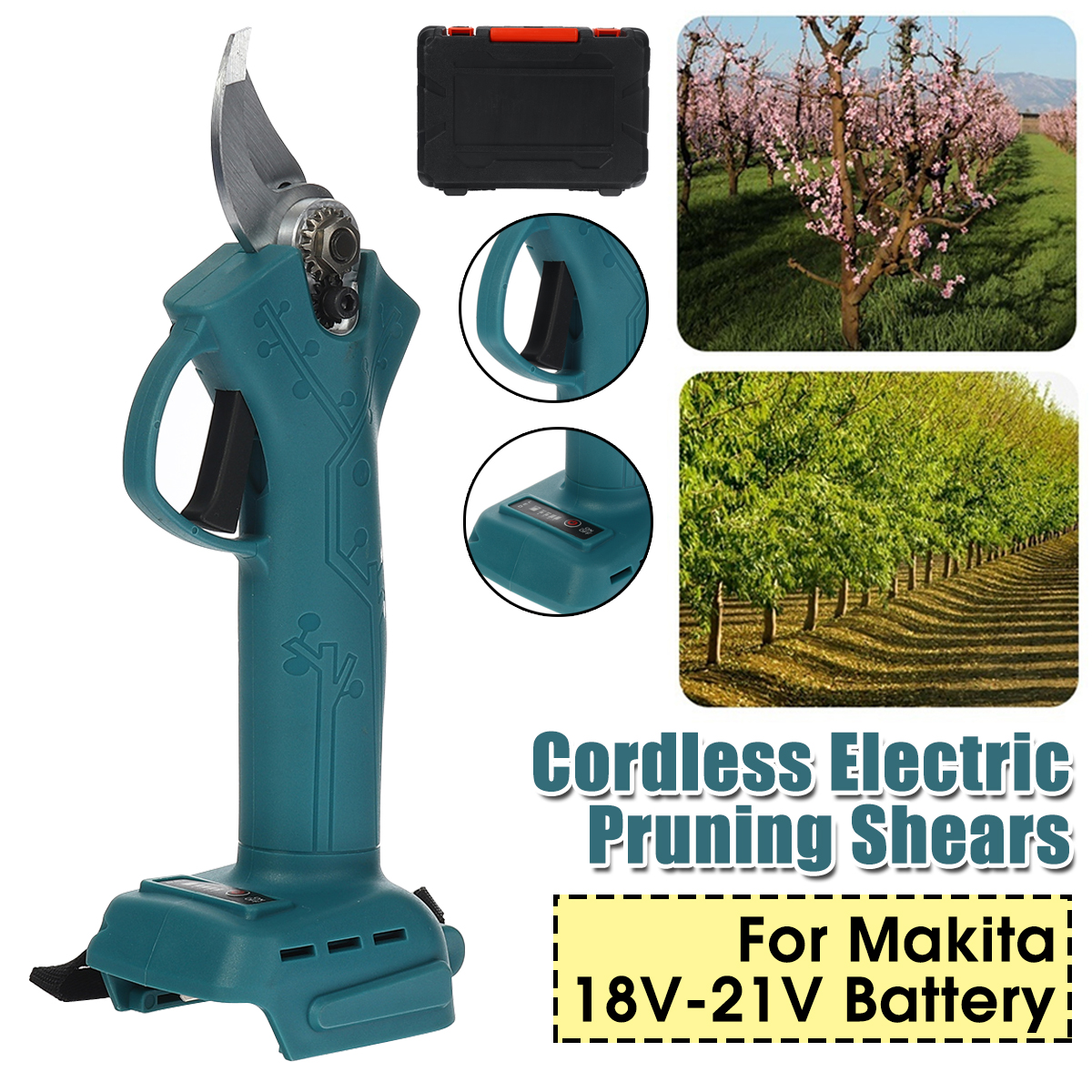 100W-Cordless-Secateur-Electric-Branch-Cutter-Shears-Pruning-For-Makita-18V-21V-Battery-1754677-1