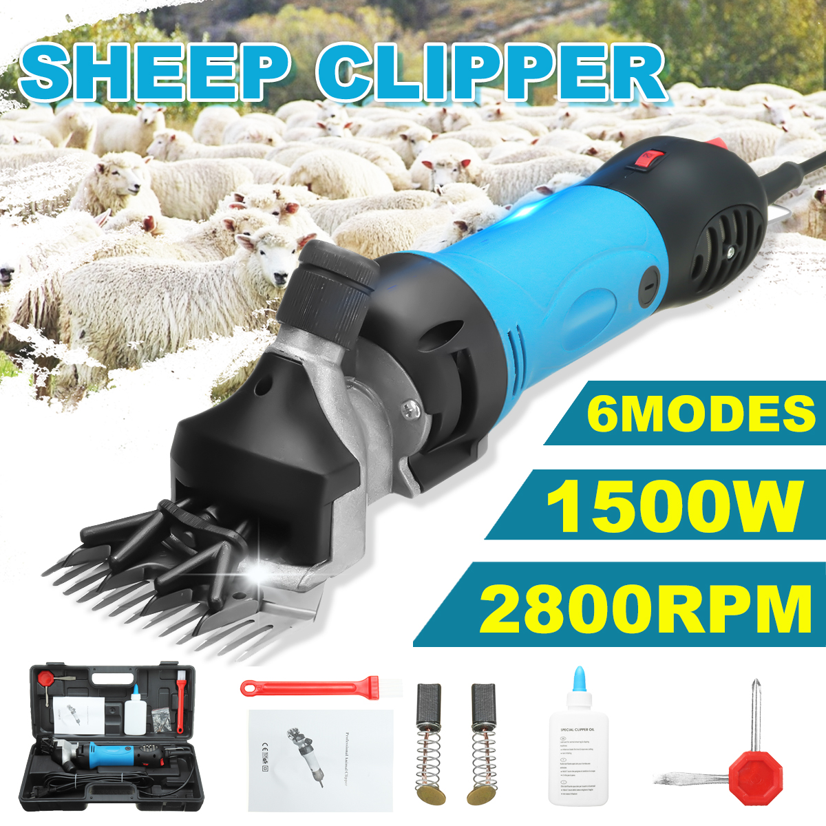1500W-2800RPM-Electric-Sheep-Clipper-Trimmer-6-Speeds-Wool-Cutter-Sheep-Hair-Cutting-Tool-1871663-2