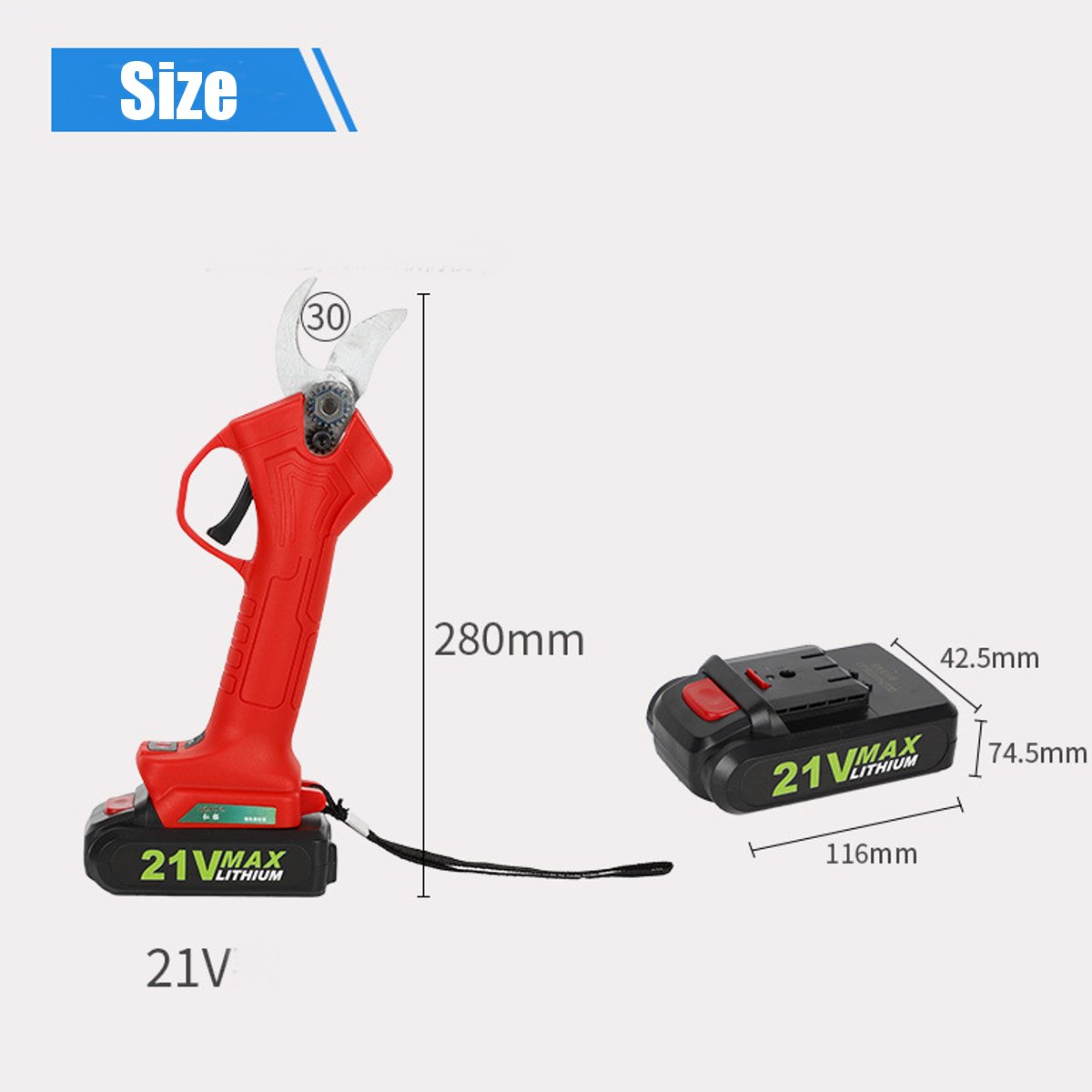 168V--21V-Rechargeable-Lithium-Electric-Cordless-Secateur-Pruning-Shears-Garden-Branch-Cutter-1572180-9