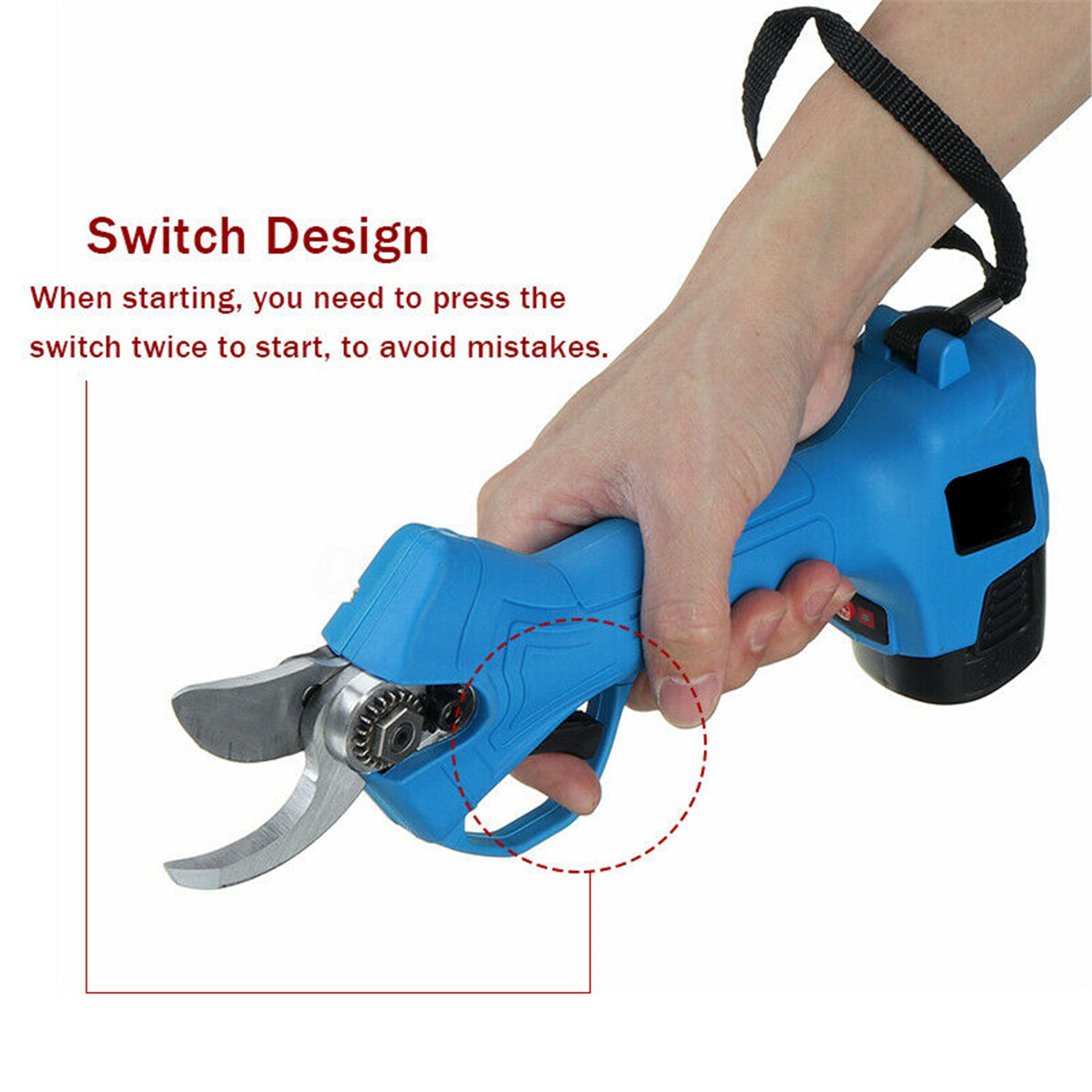 168V--21V-Rechargeable-Lithium-Electric-Cordless-Secateur-Pruning-Shears-Garden-Branch-Cutter-1572180-10