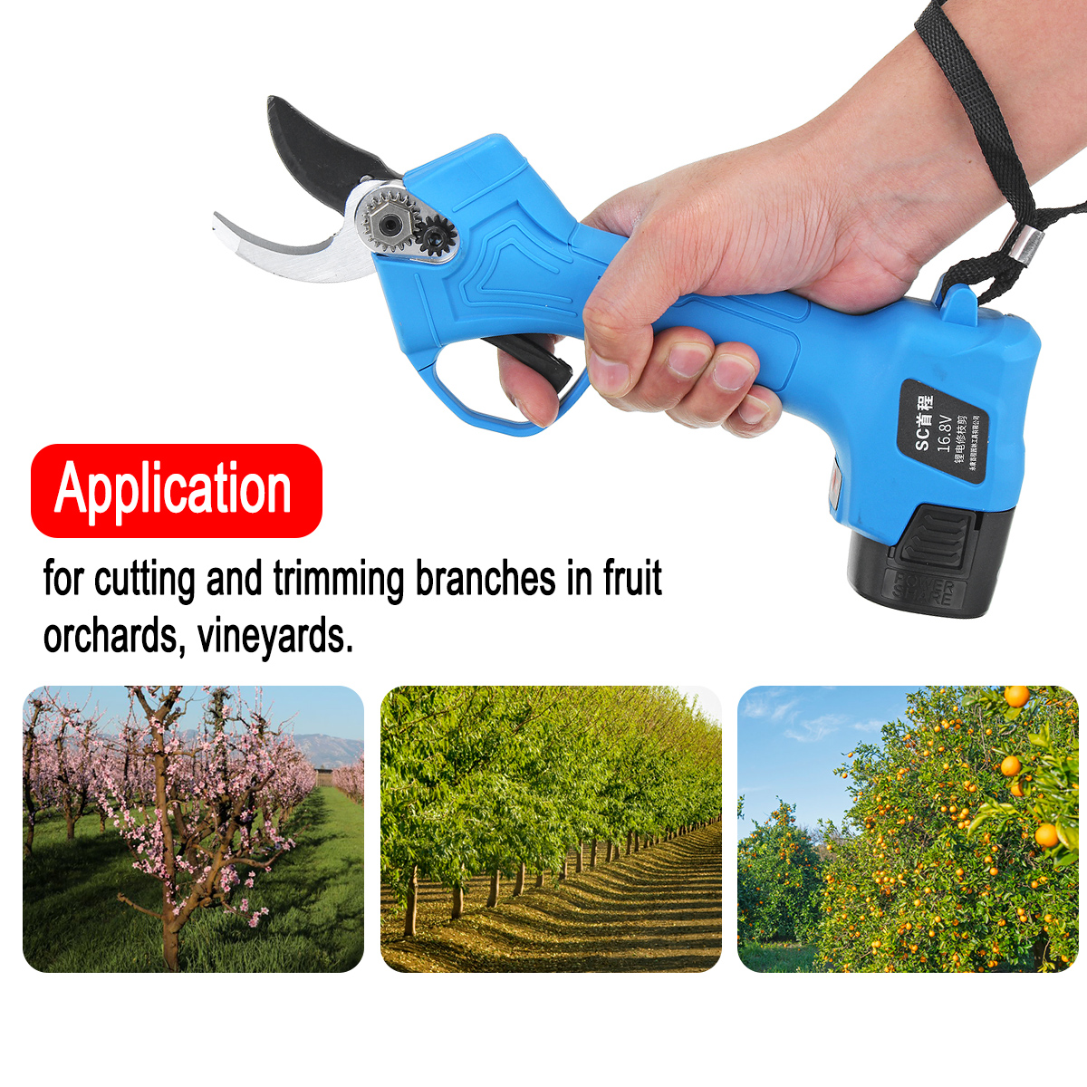 168V-Wireless-25mm-Rechargeable-Electric-Pruning-Shears-Scissors-Branch-Tree-Cutting-Trimming-Tools-1656246-4