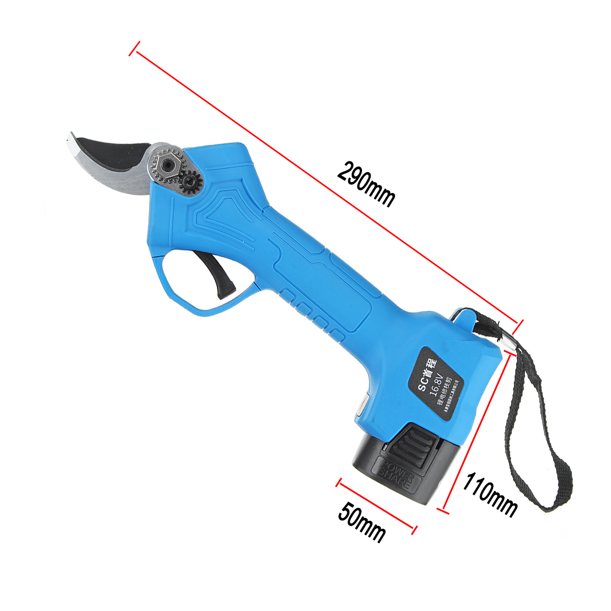 168V-Wireless-25mm-Rechargeable-Electric-Pruning-Shears-Scissors-Branch-Tree-Cutting-Trimming-Tools-1656246-7