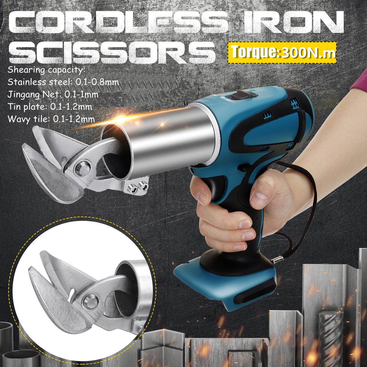 18V-300Nm-Cordless-Electric-Scissors-Portable-Steel-Plate-Cutting-Tool-Without-Battery-1843706-1